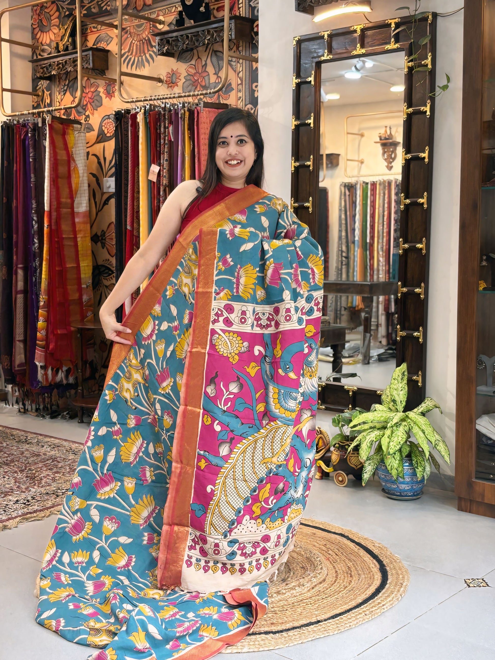 Vasanta - Kalamkari Nizam Border