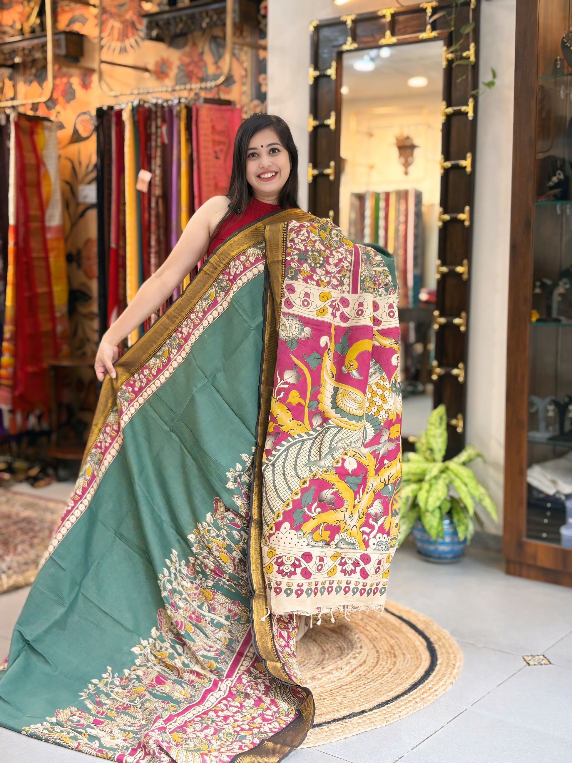 Chitrarekha - Kalamkari Nizam Border