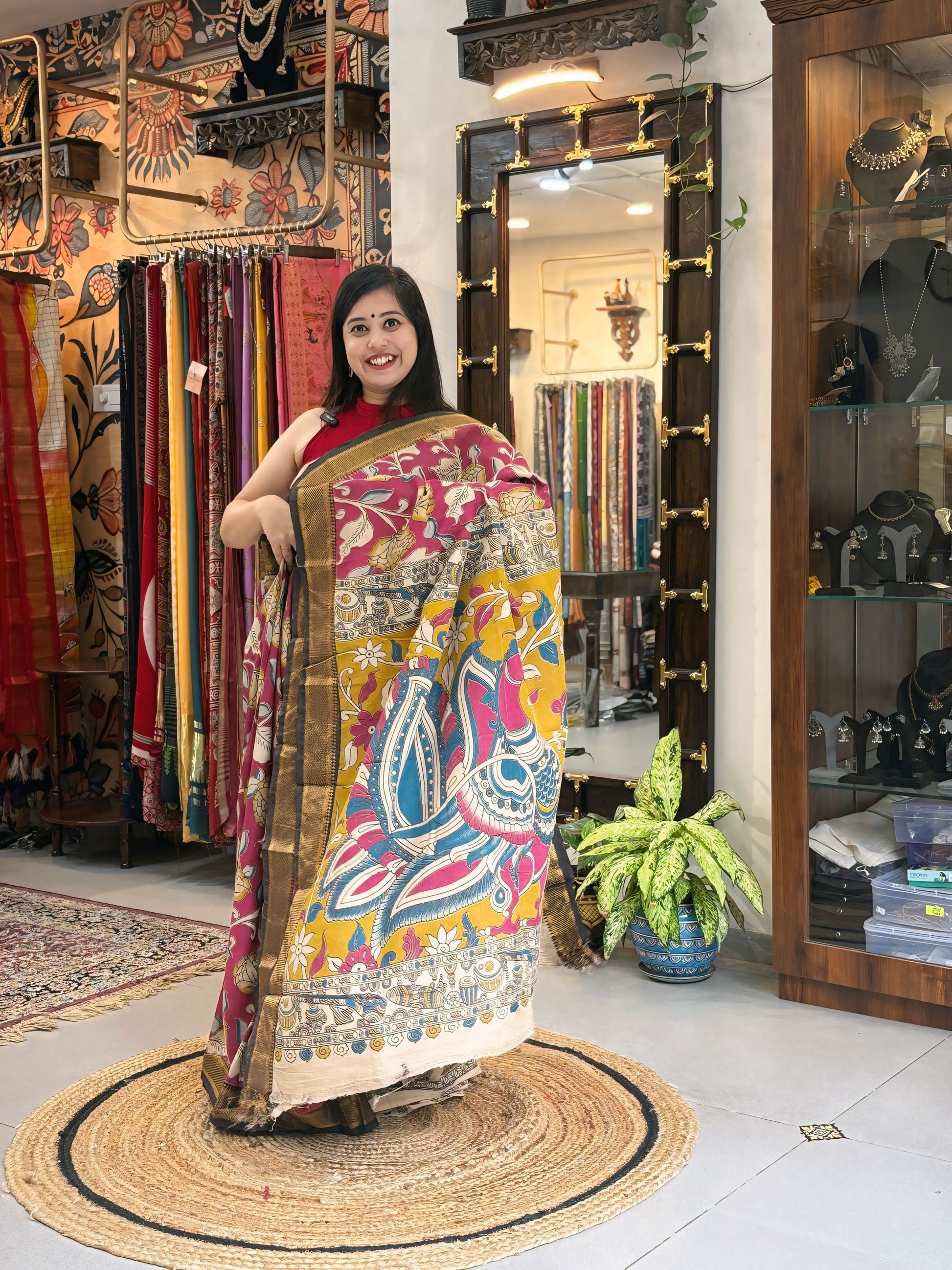 Leela - Kalamkari Nizam Border
