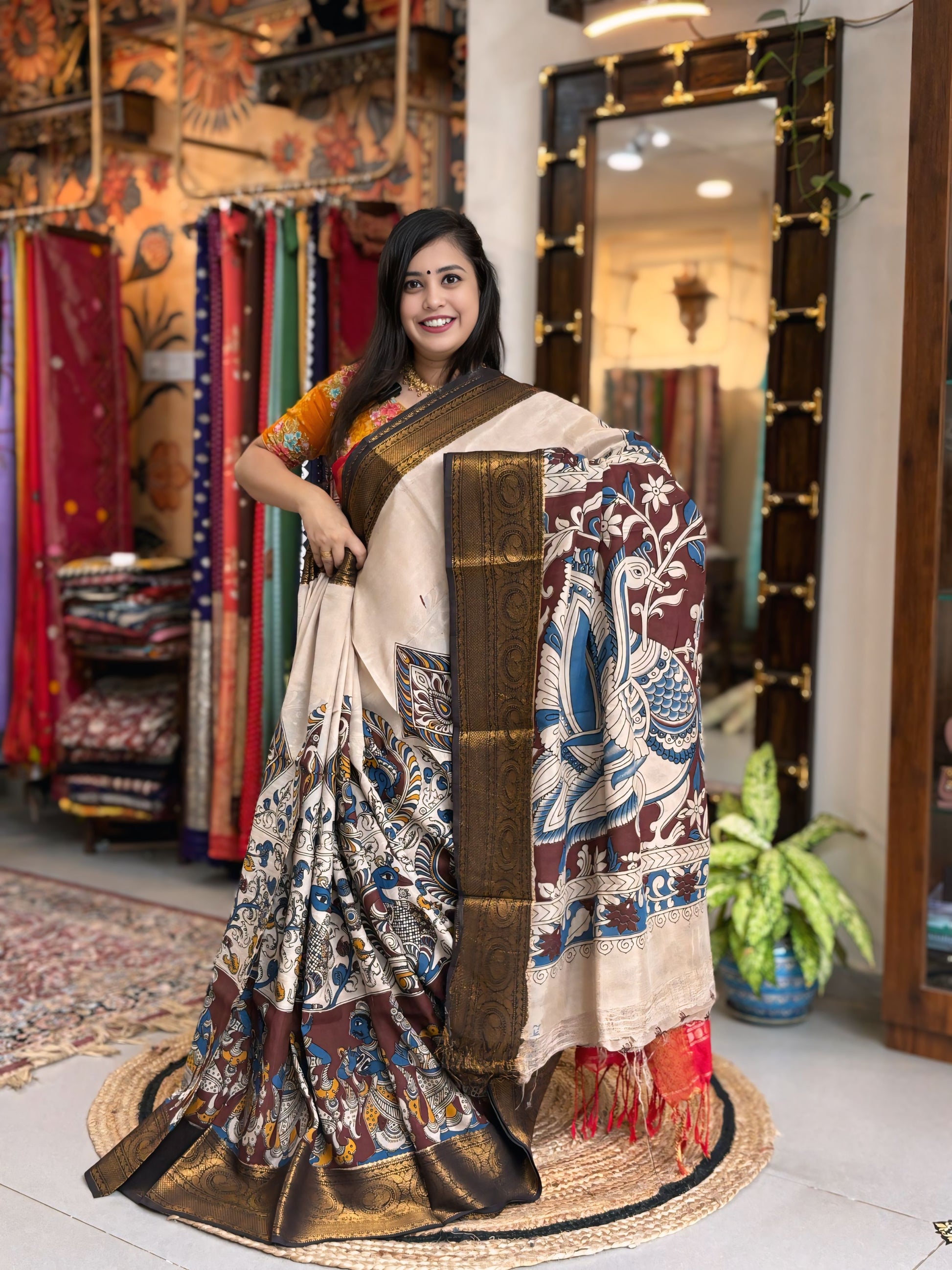 Shahana
- Kalamkari Nizam Heavy Border