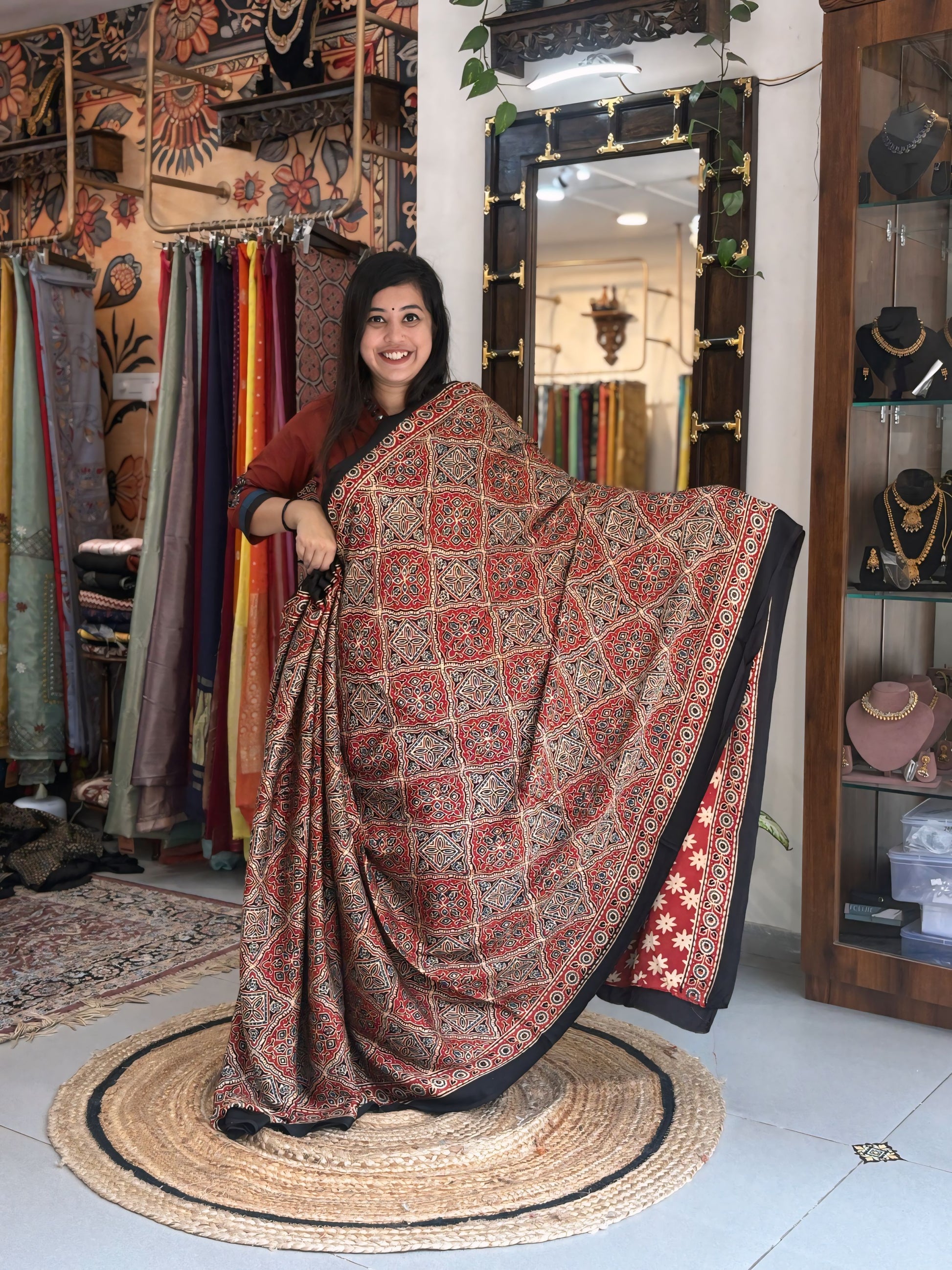 Pranati - Ajrakh Modal without Lakripatta