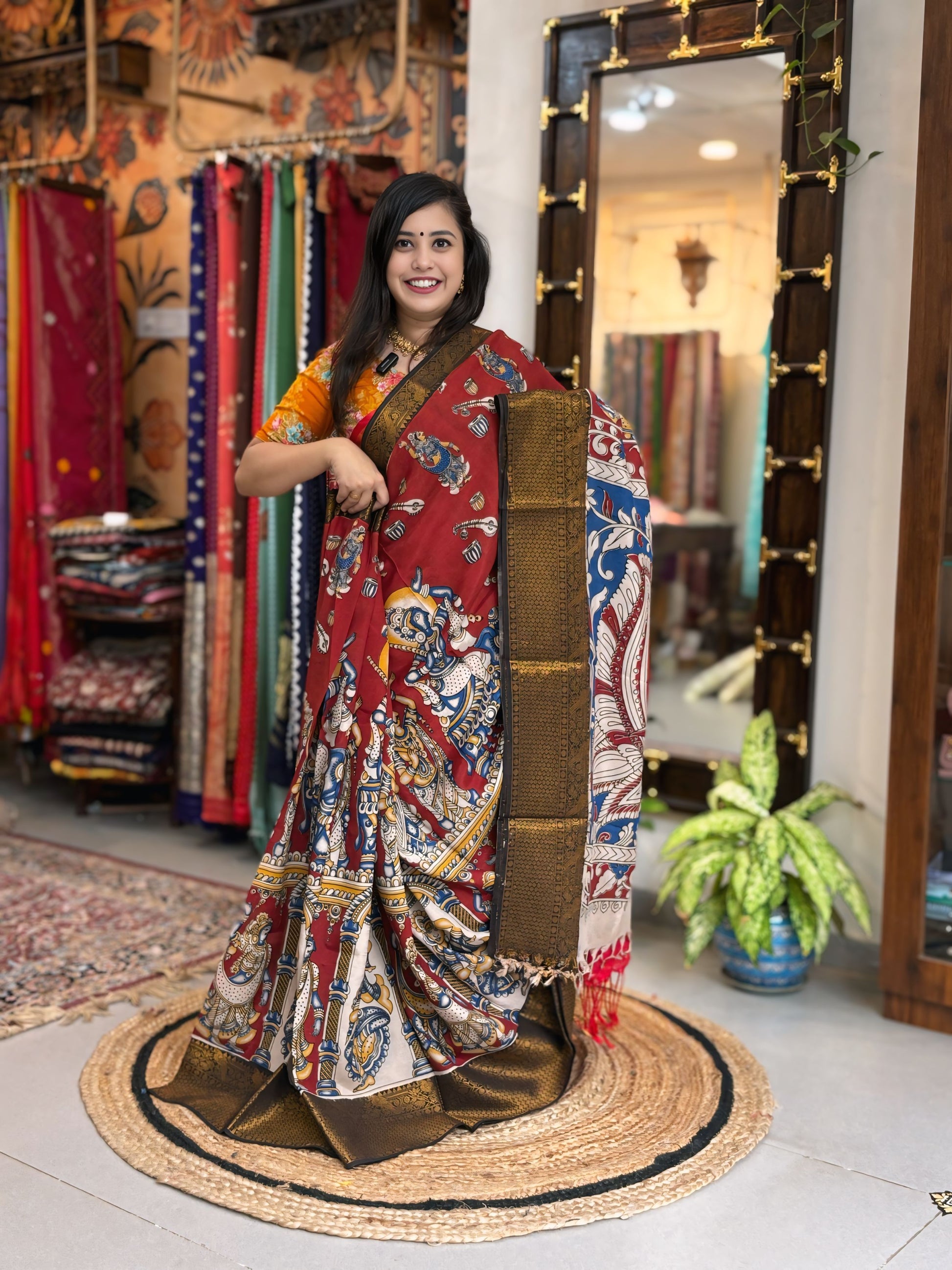 Afsana
- Kalamkari Nizam Heavy Border