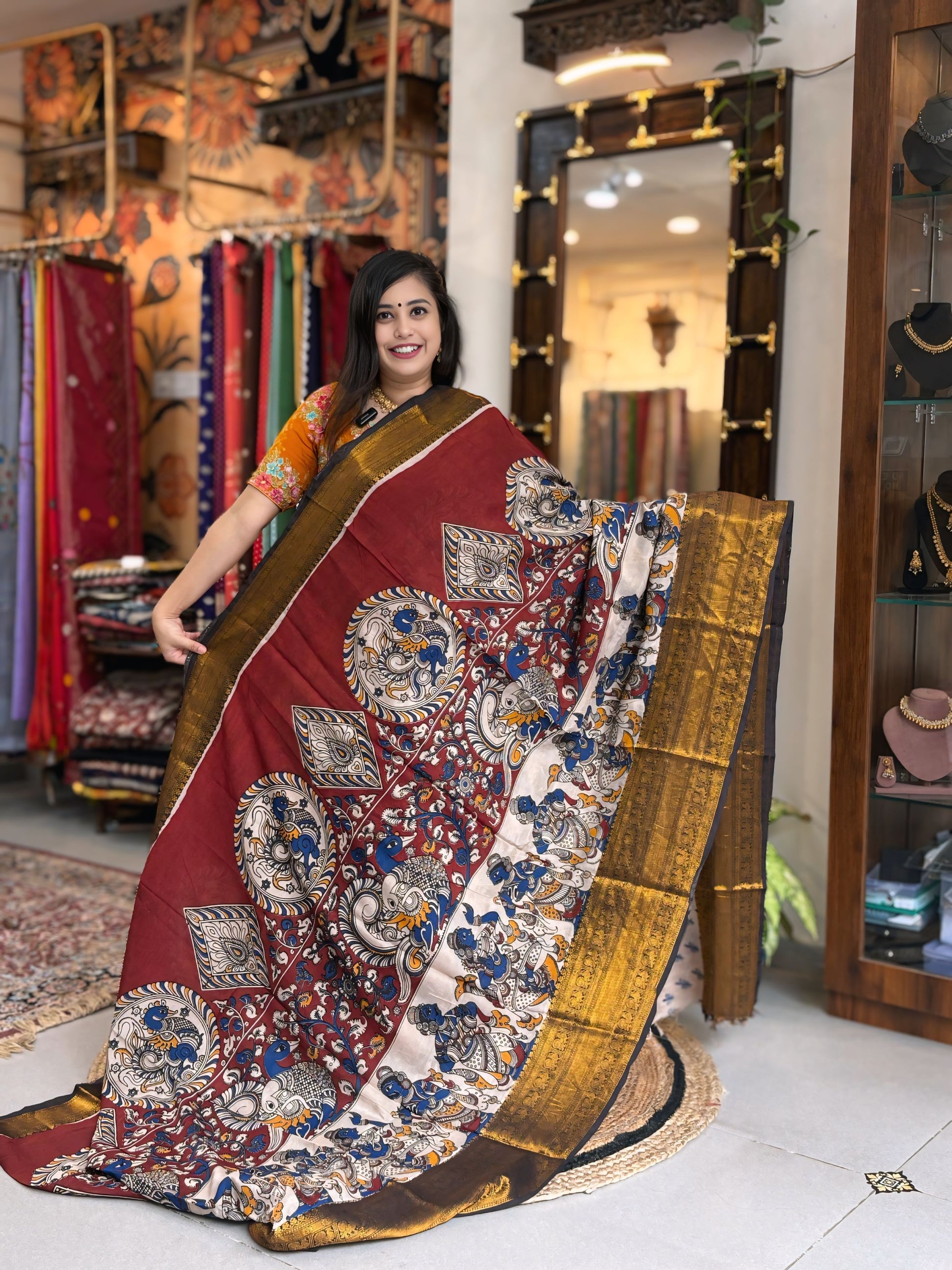 Zevar
- Kalamkari Nizam Heavy Border