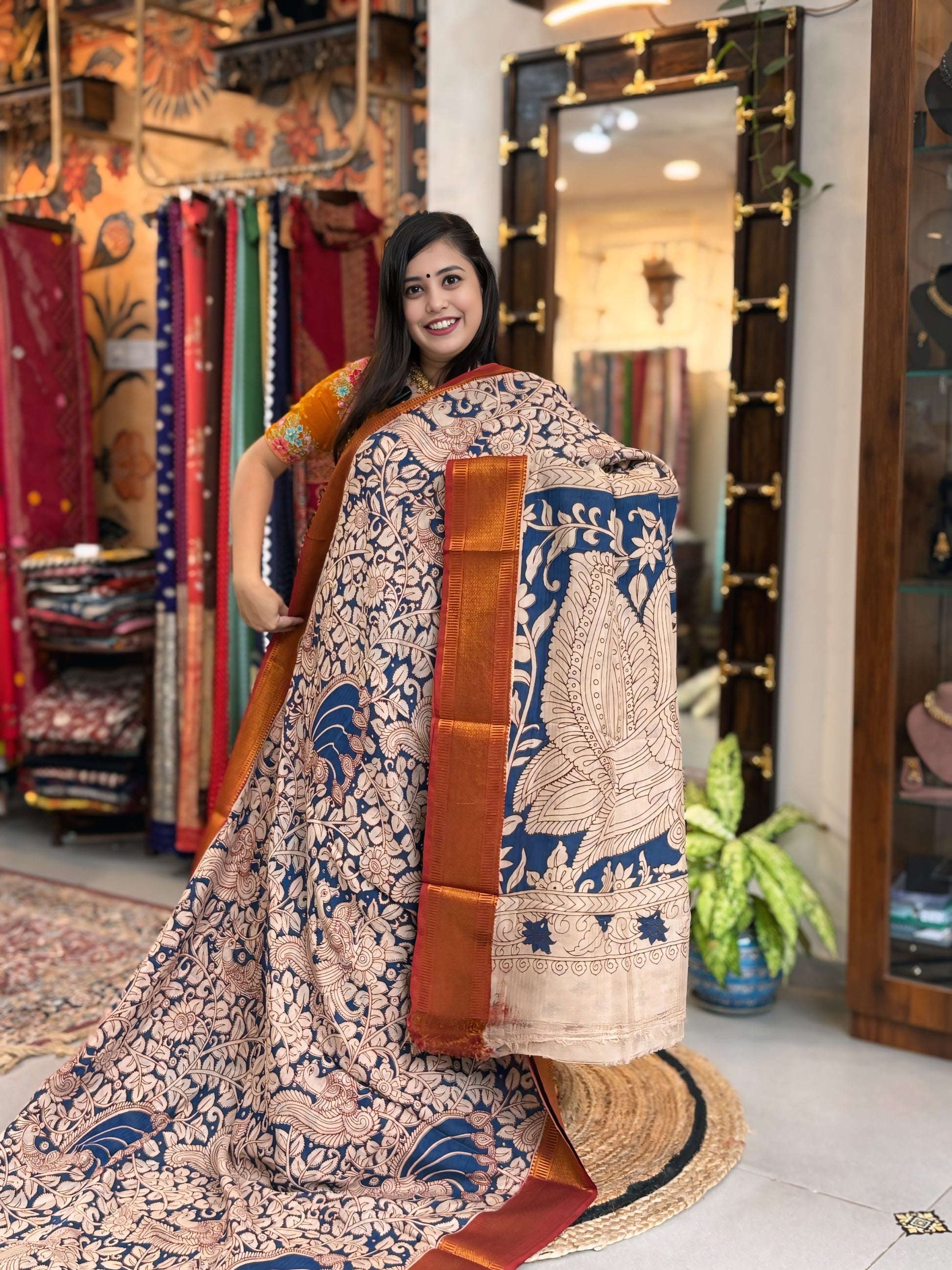Nazreen
- Kalamkari Nizam Heavy Border