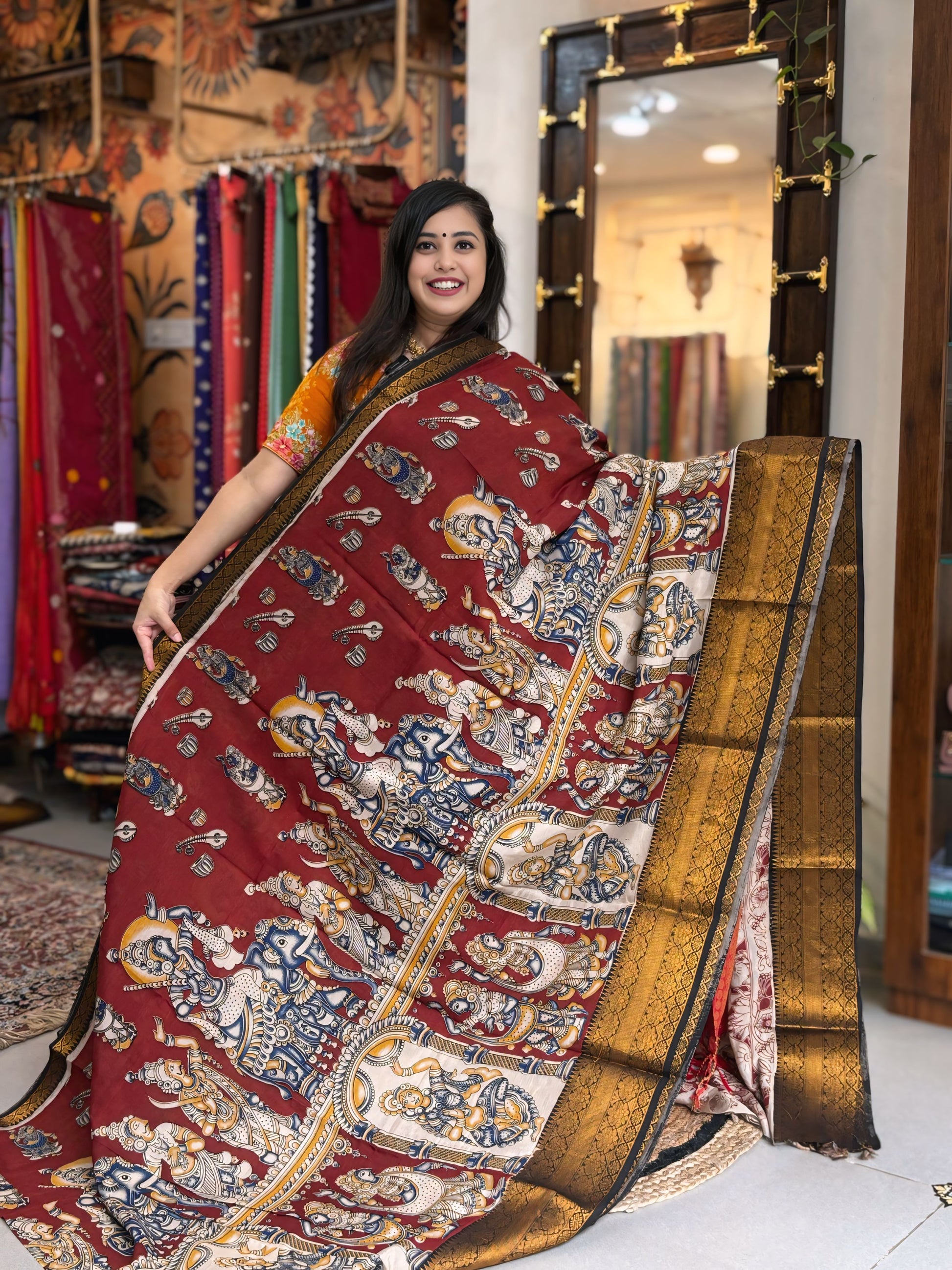 Afsana
- Kalamkari Nizam Heavy Border