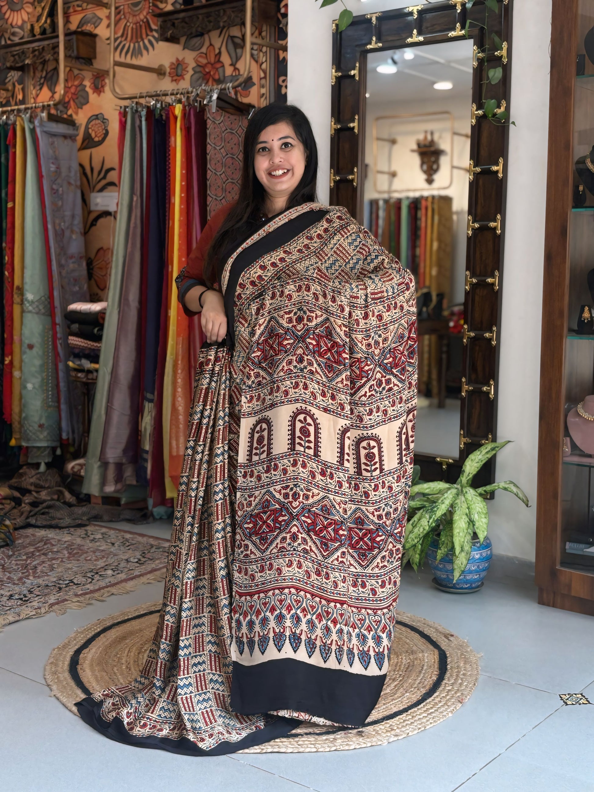 Sandhya - Ajrakh Modal without  Lakripatta