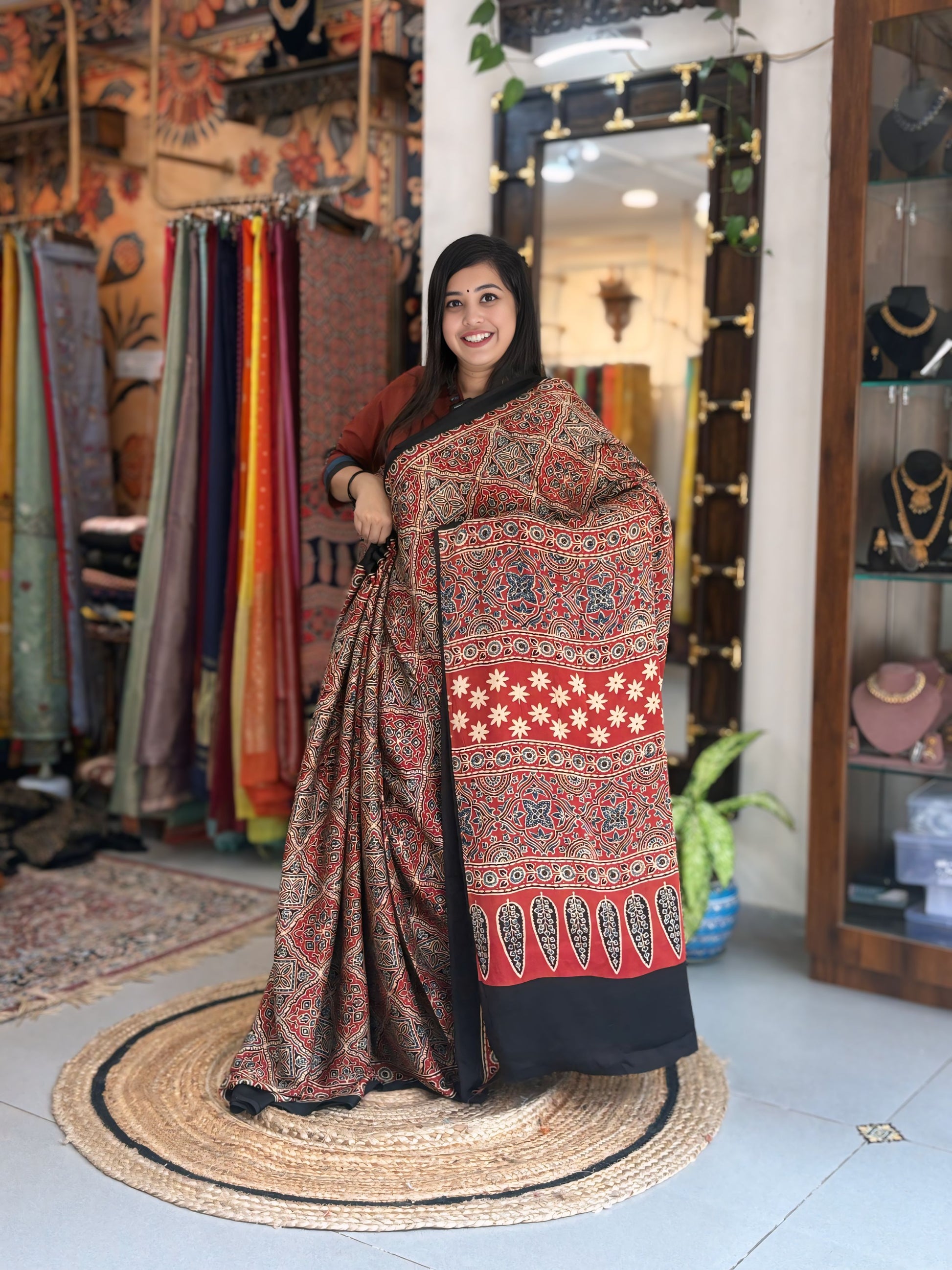 Pranati - Ajrakh Modal without Lakripatta