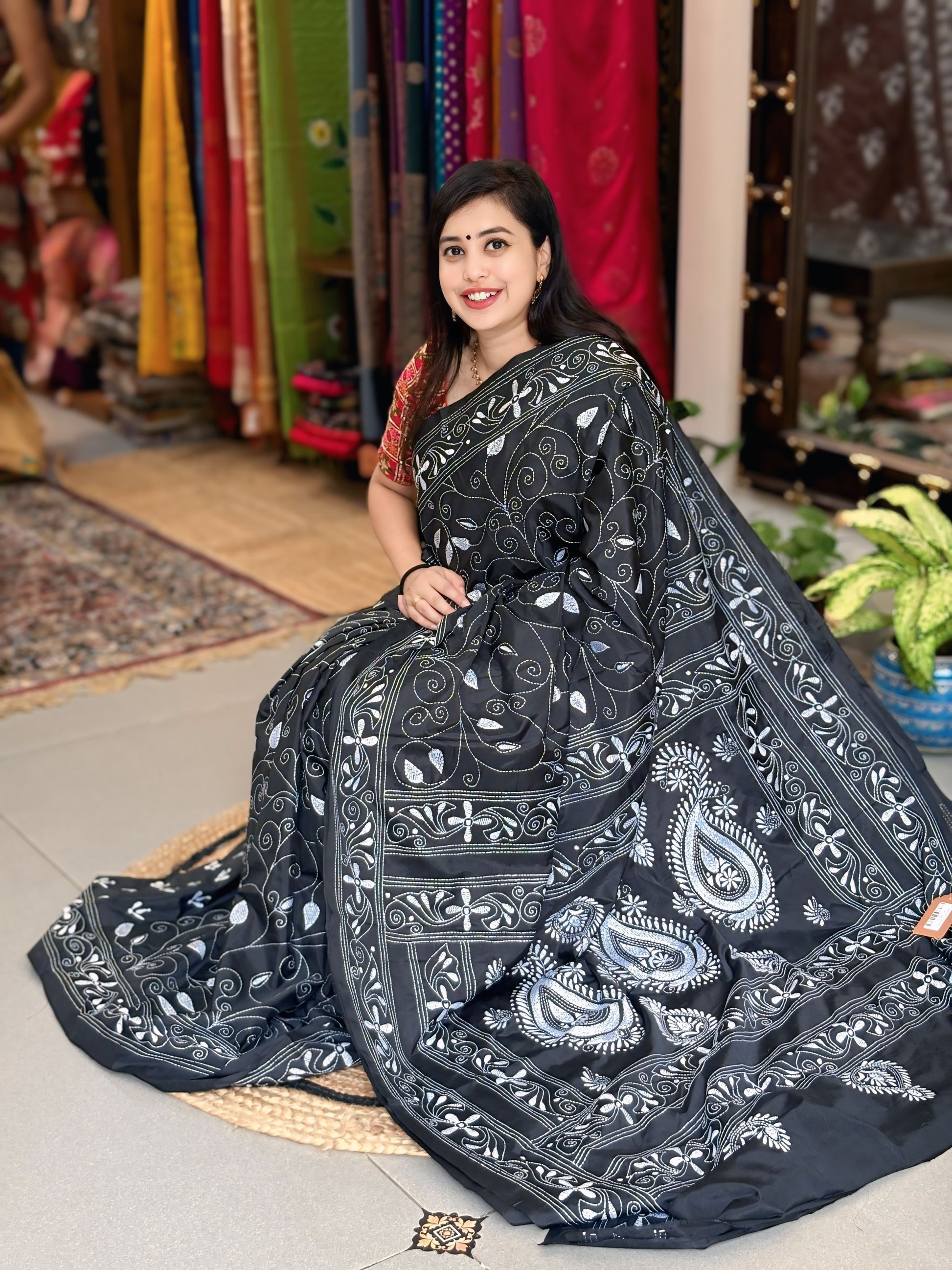 Katha Dupian Silk Saree 003