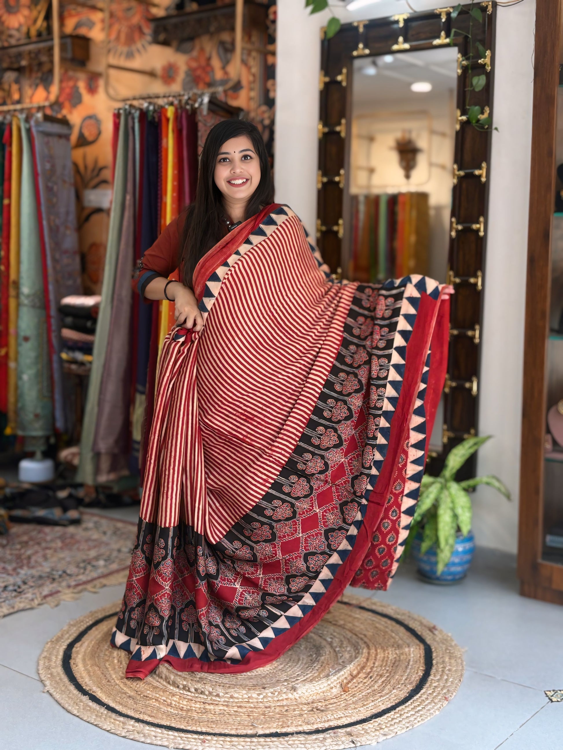 Mridula - Ajrakh Modal without Lakripatta