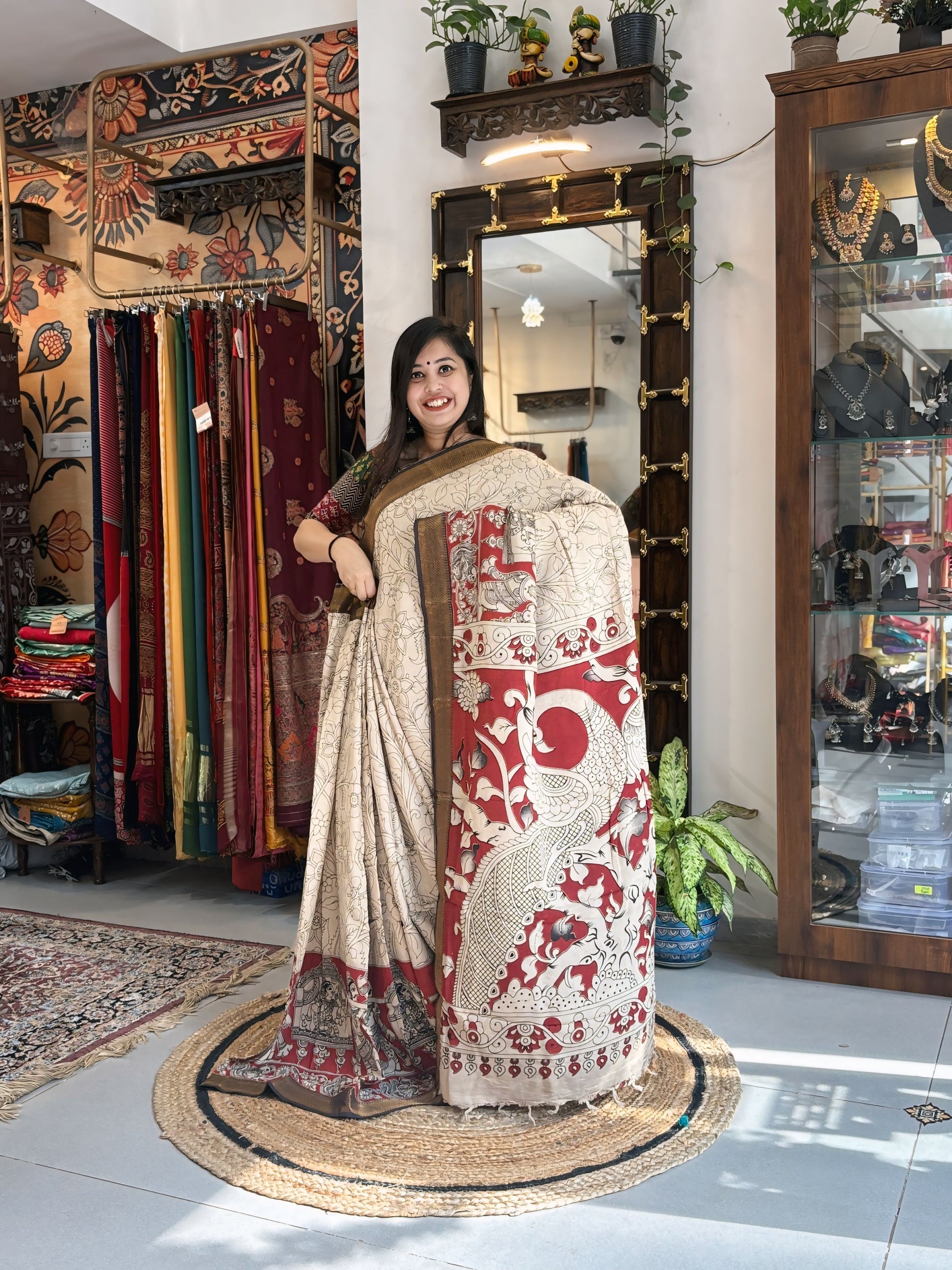 Blockprint Bliss
 - Kalamkari Nizam Border
