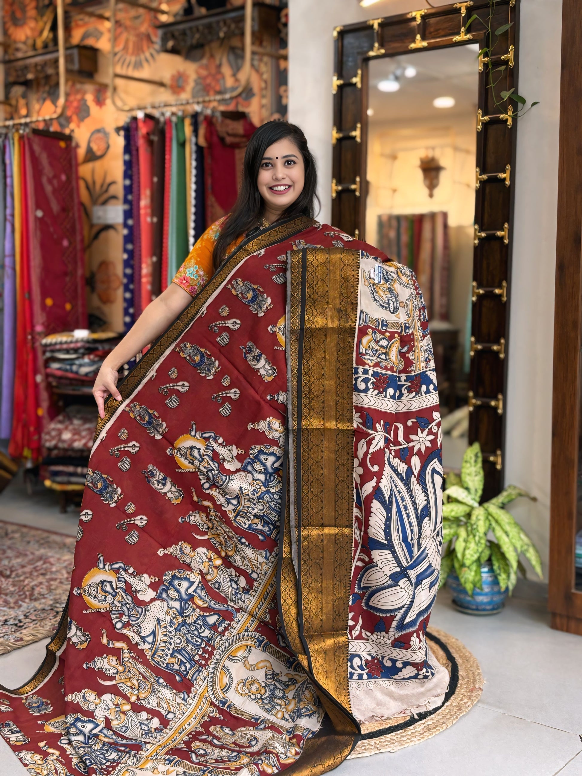 Afsana
- Kalamkari Nizam Heavy Border
