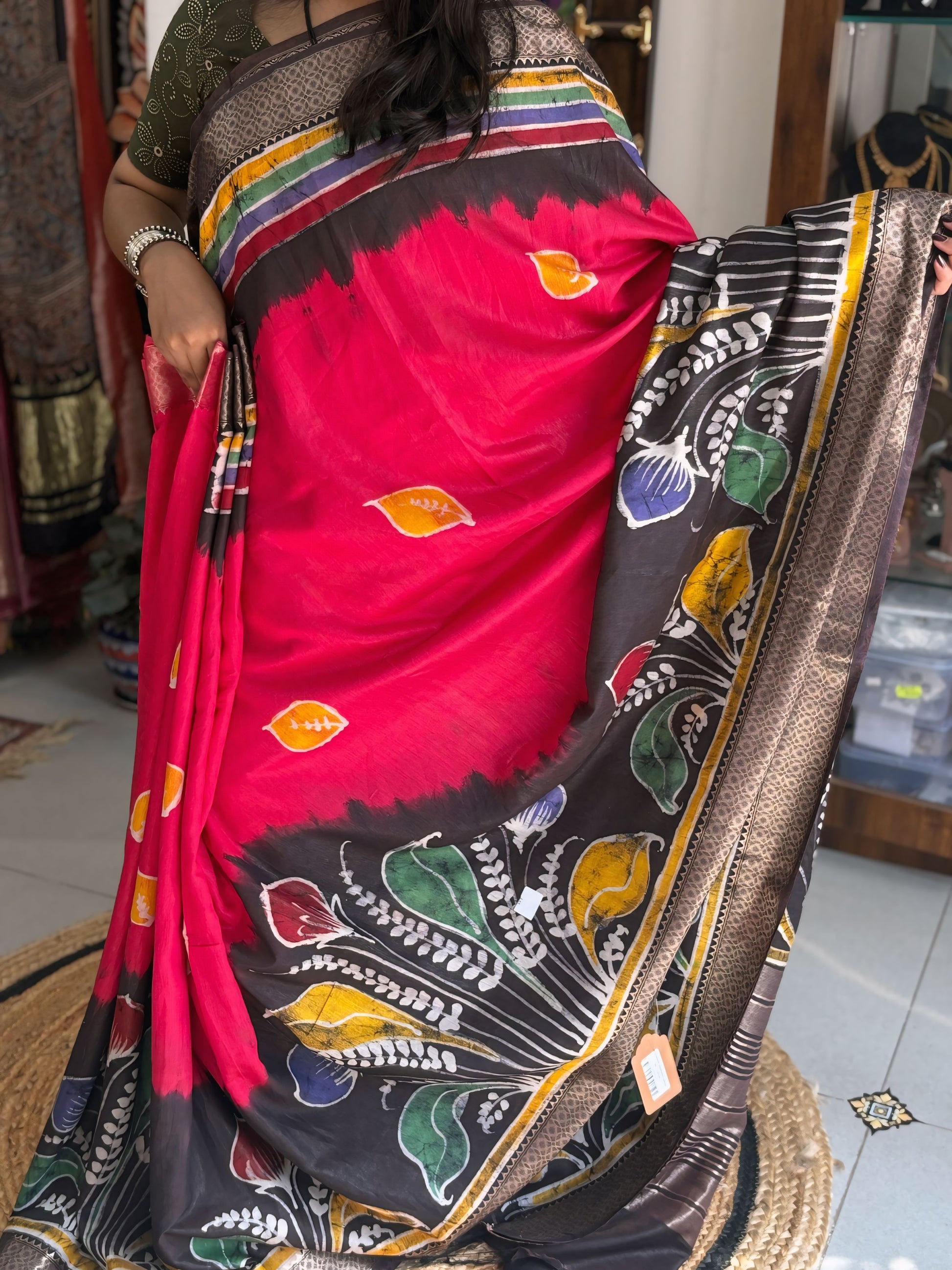 Batik Raga - Hand Batik Maheshwari Saree