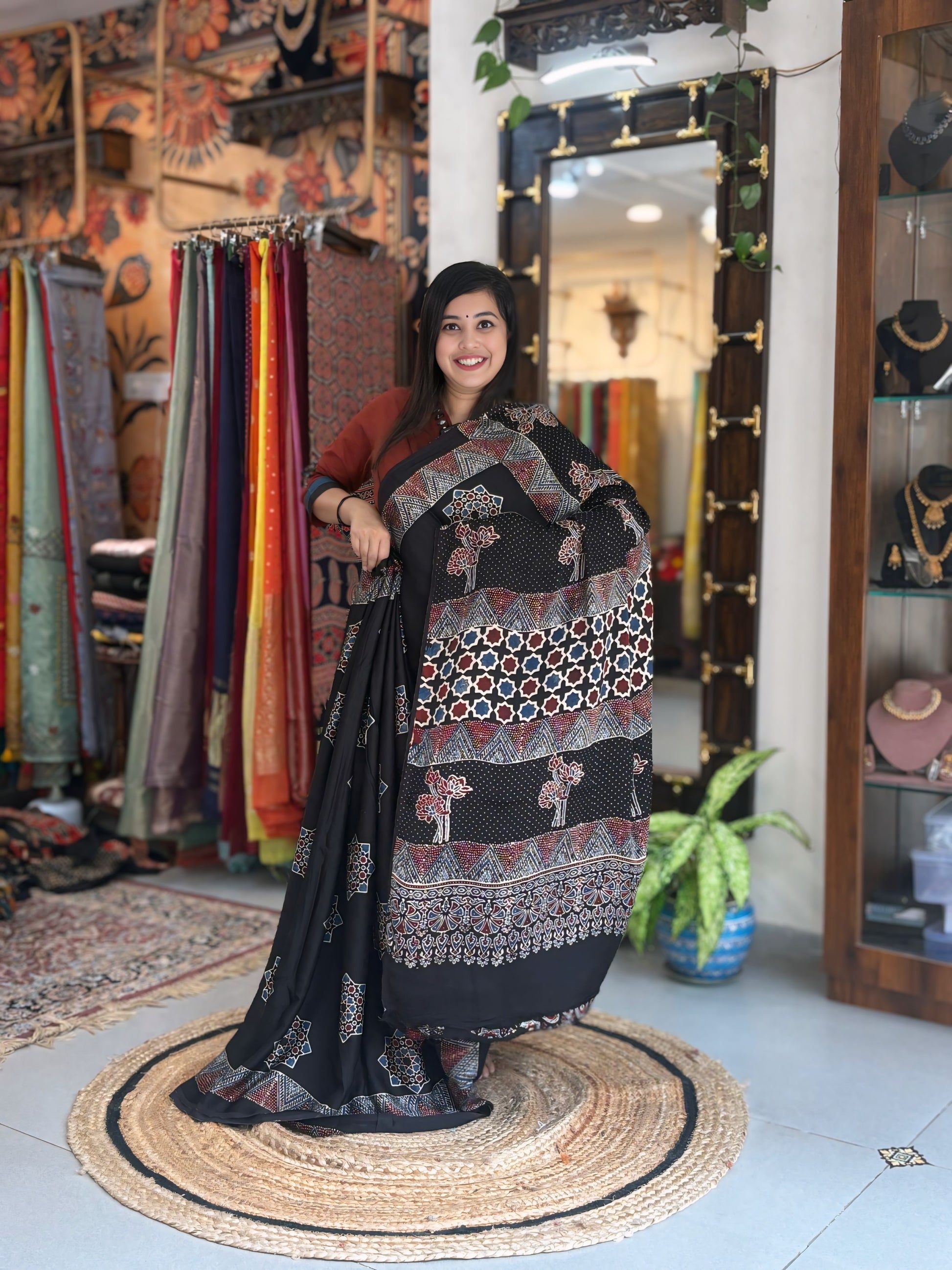 Kala - Ajrakh Modal without Lakripatta