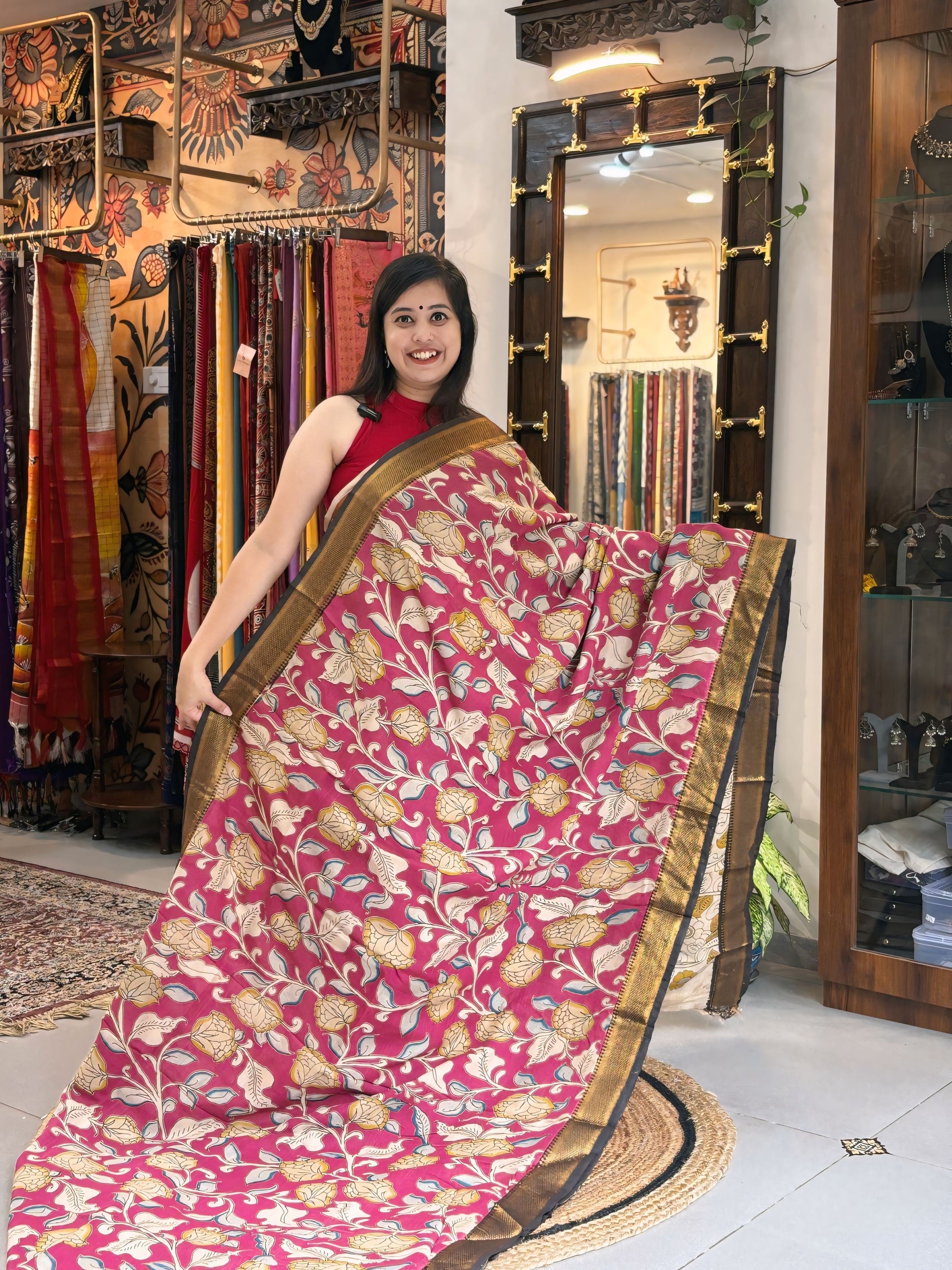 Leela - Kalamkari Nizam Border