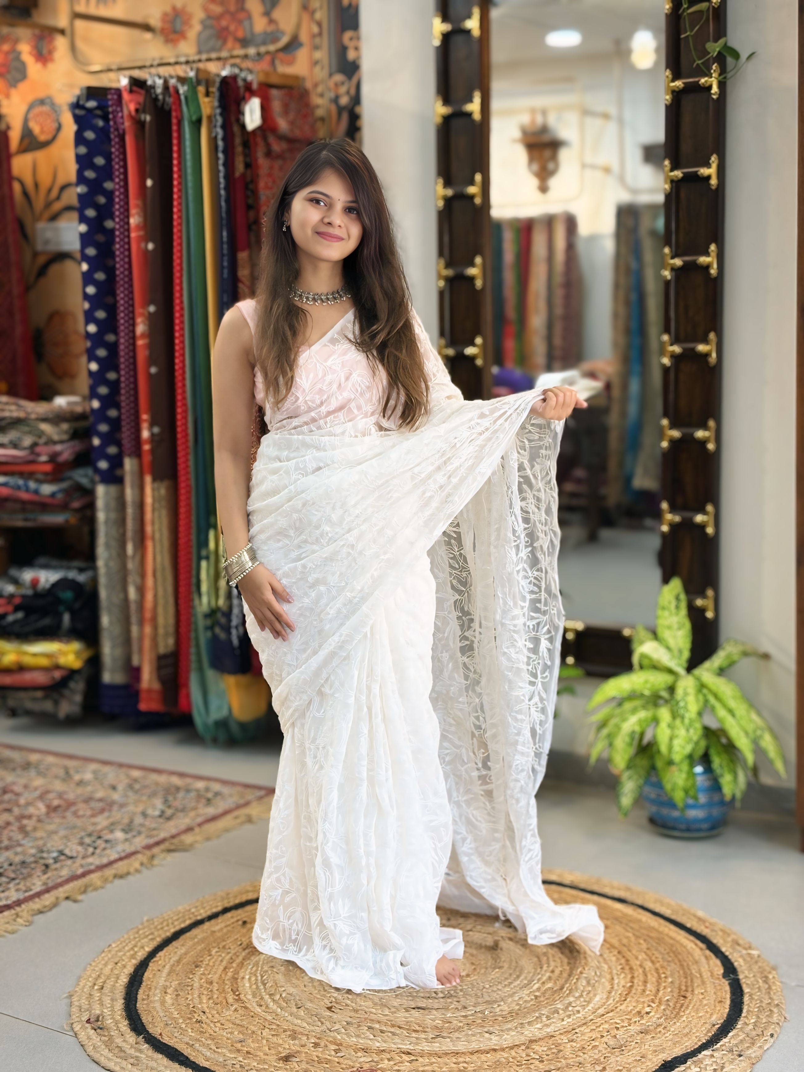 Chikankari Saree