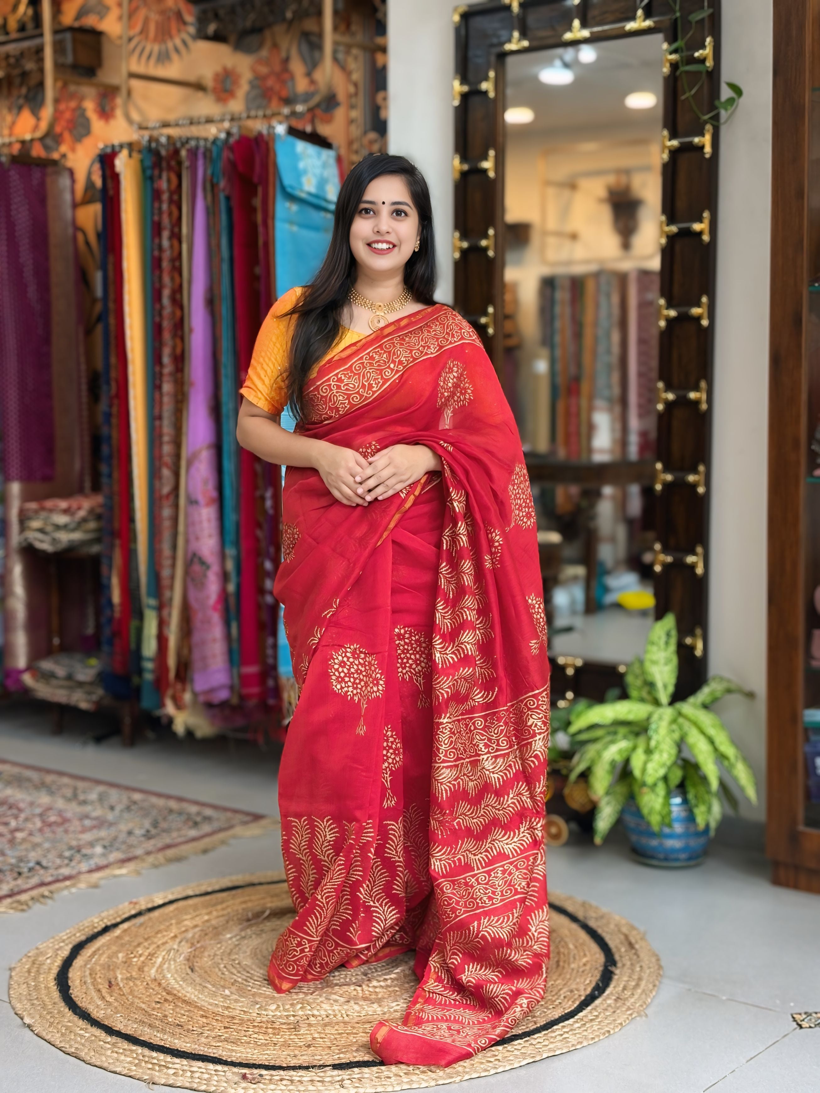 Pure Chanderi Silk
