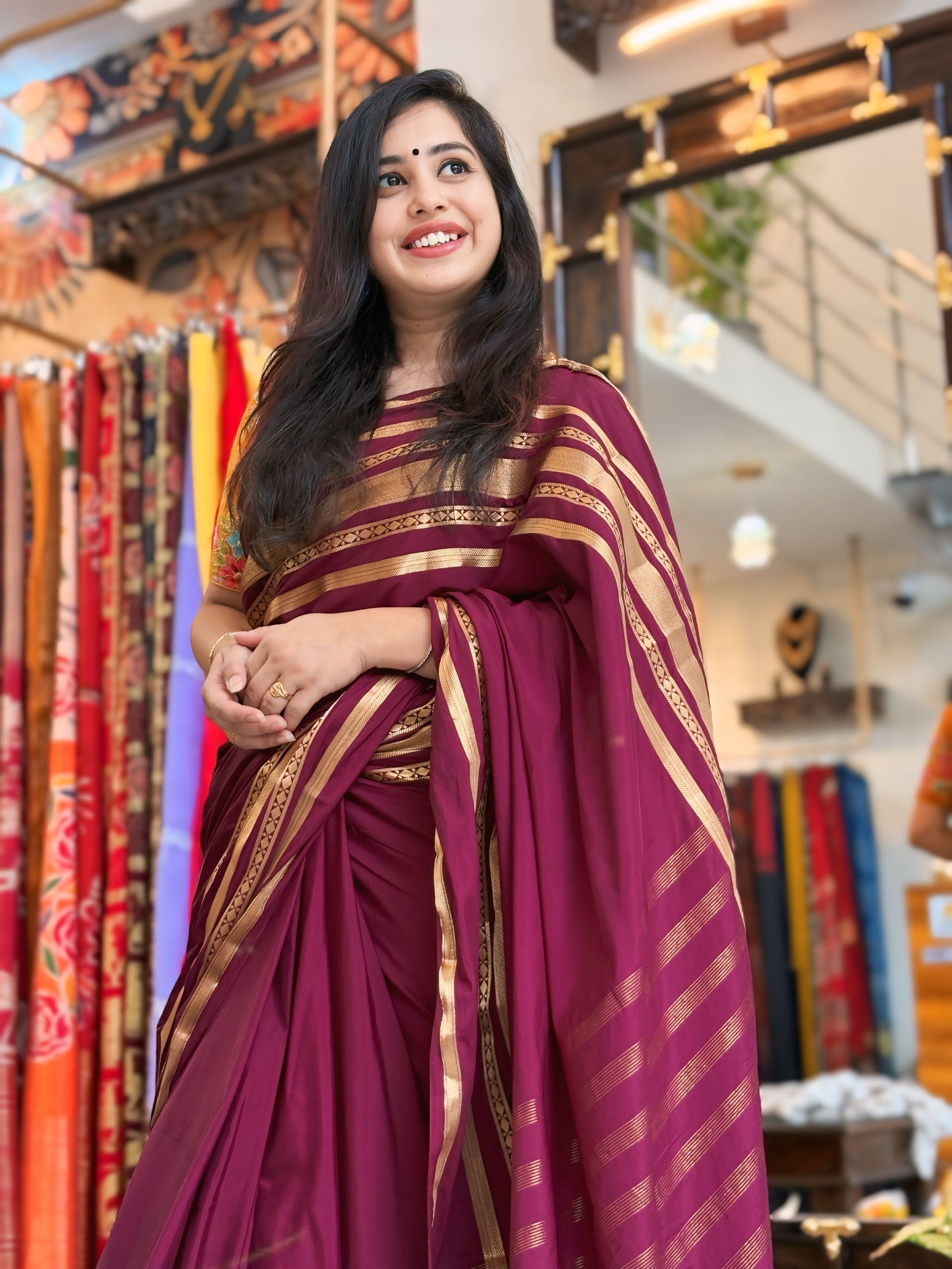 Crepe Silk Mysore