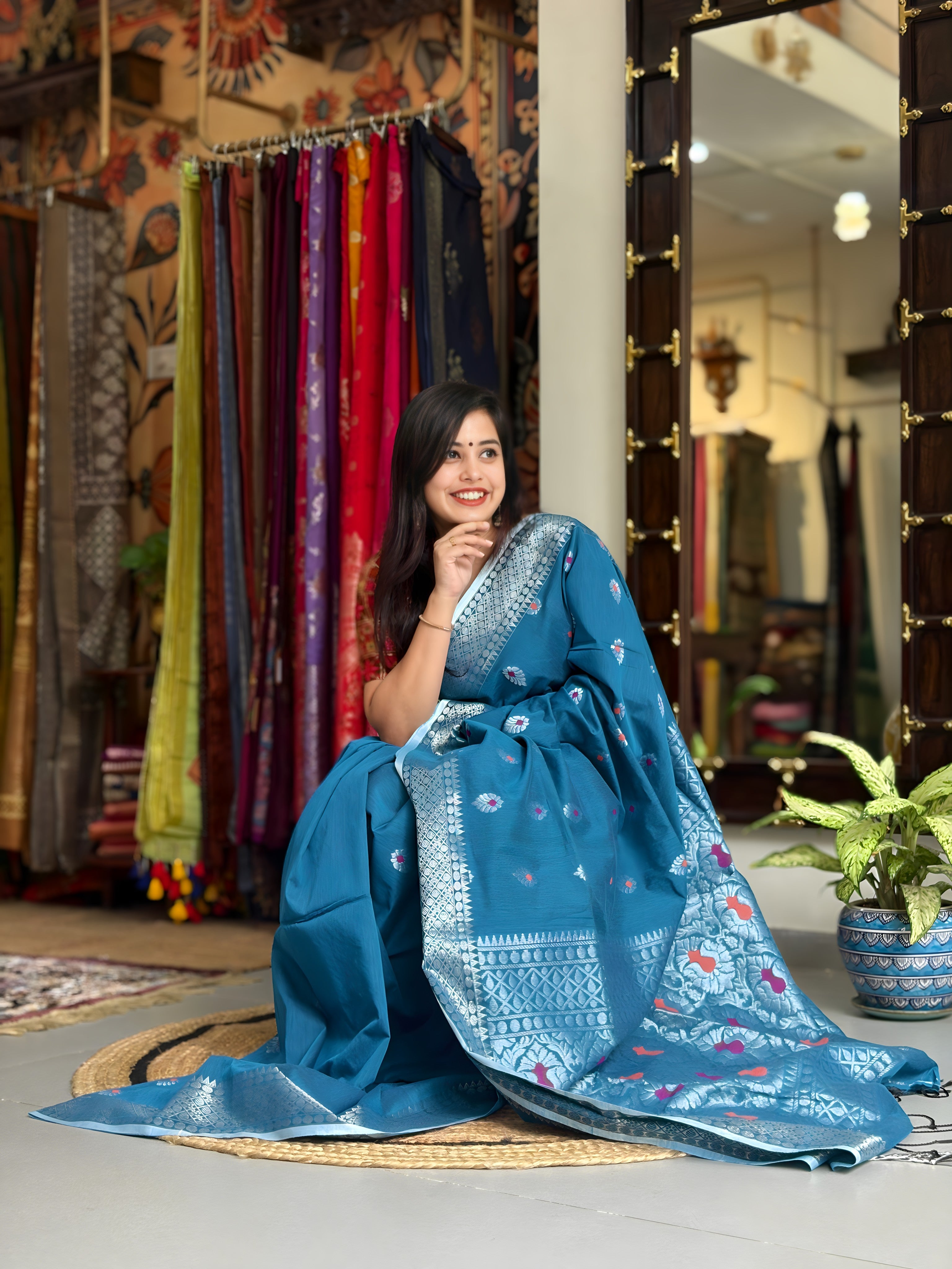 Khadi Banarasi Saree