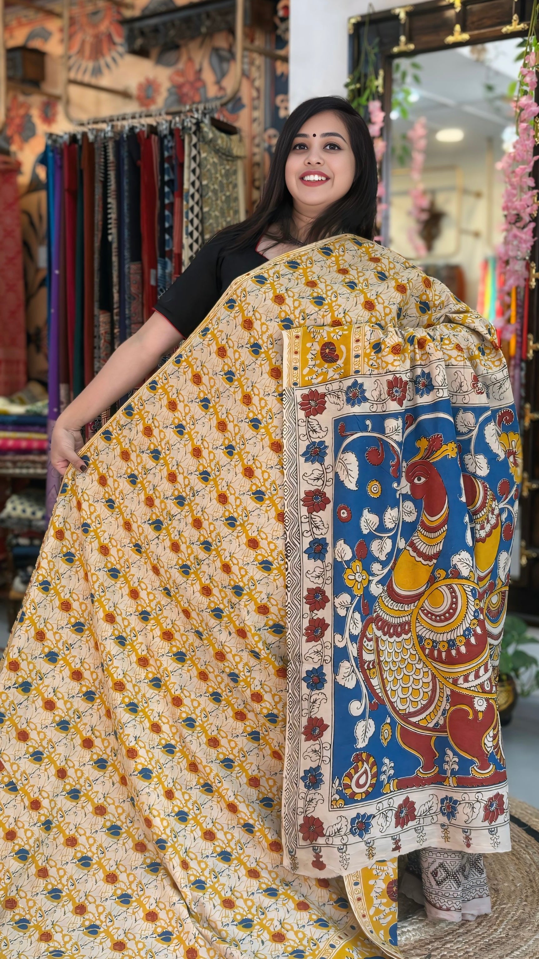 Yamini - Cotton Kalamkari