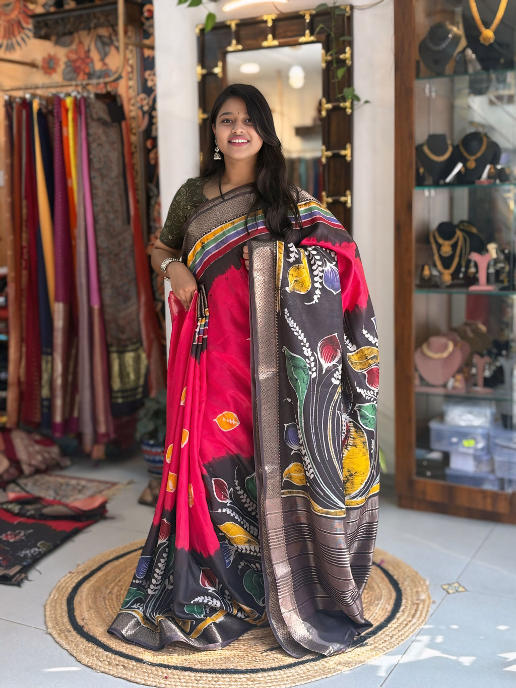 Batik Raga - Hand Batik Maheshwari Saree