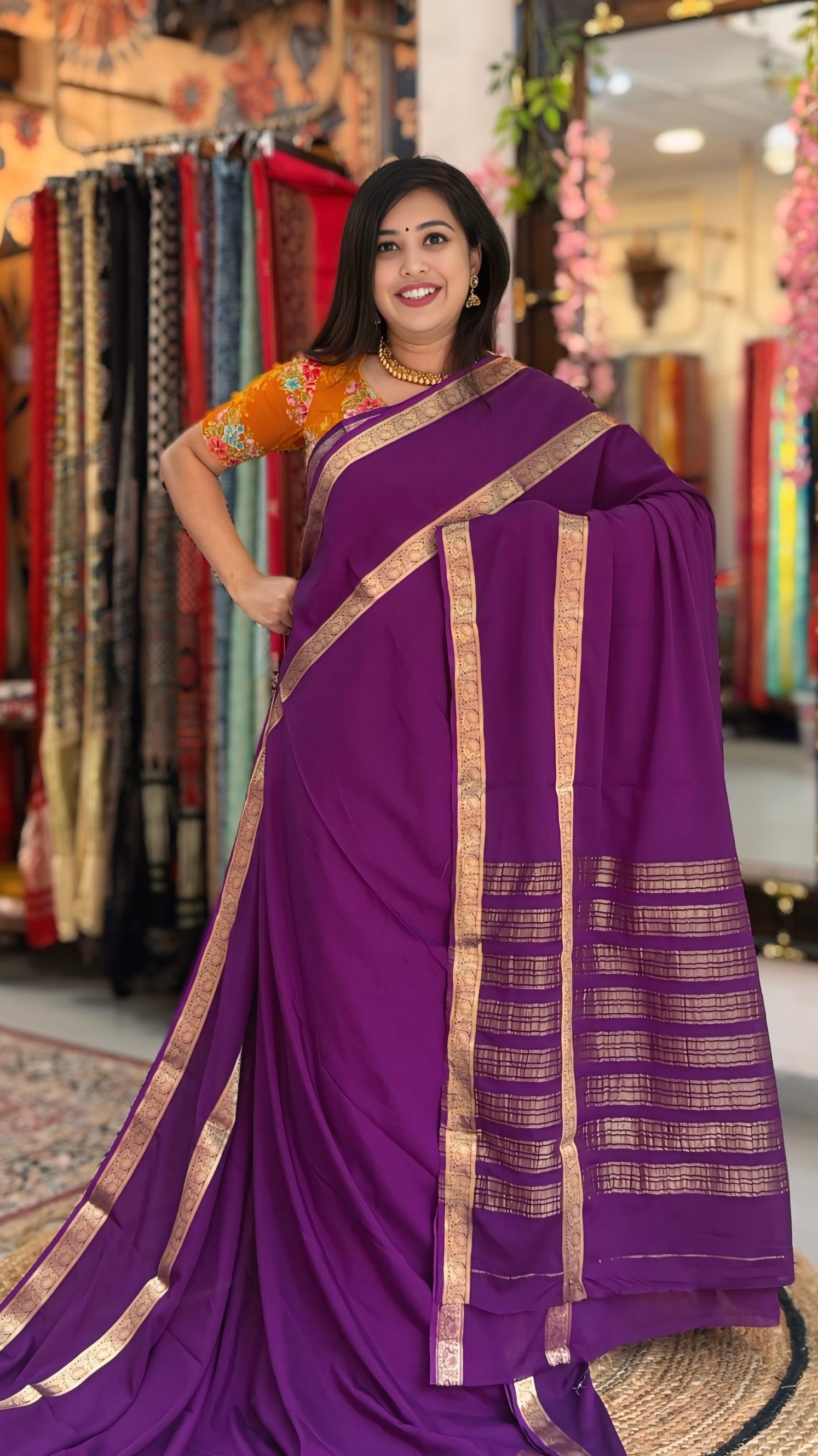 Shringar
– Crepe Silk Saree