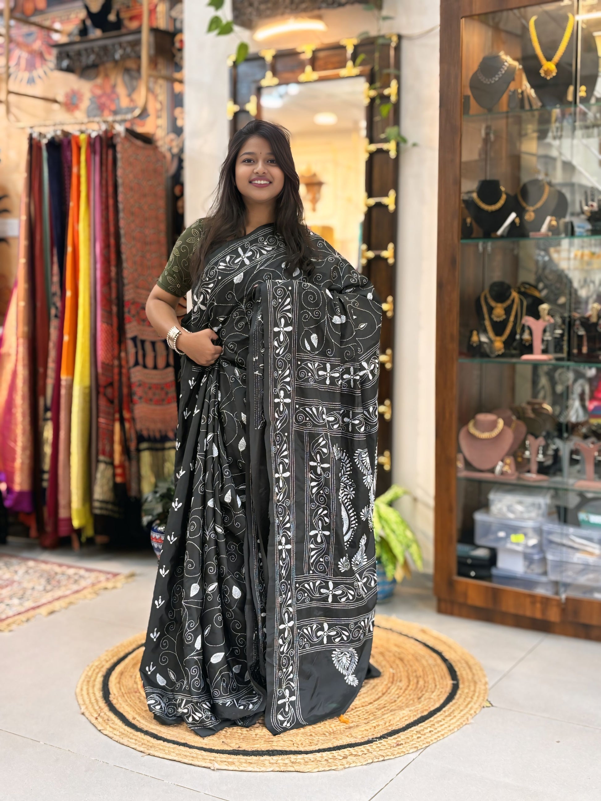 Gopika - Katha Dupian Silk Saree