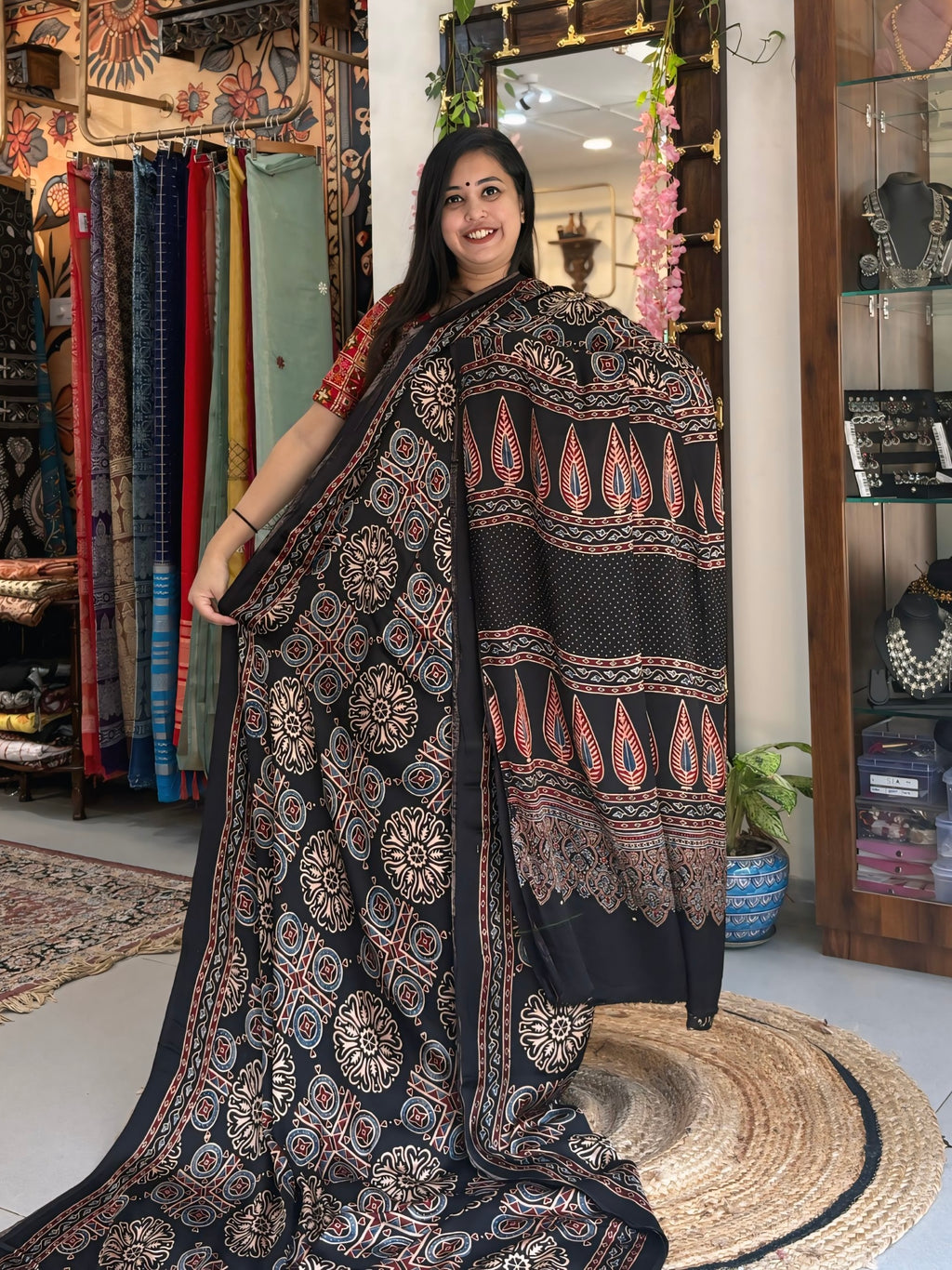 Nakhsh - Pure Ajrak Modal Silk