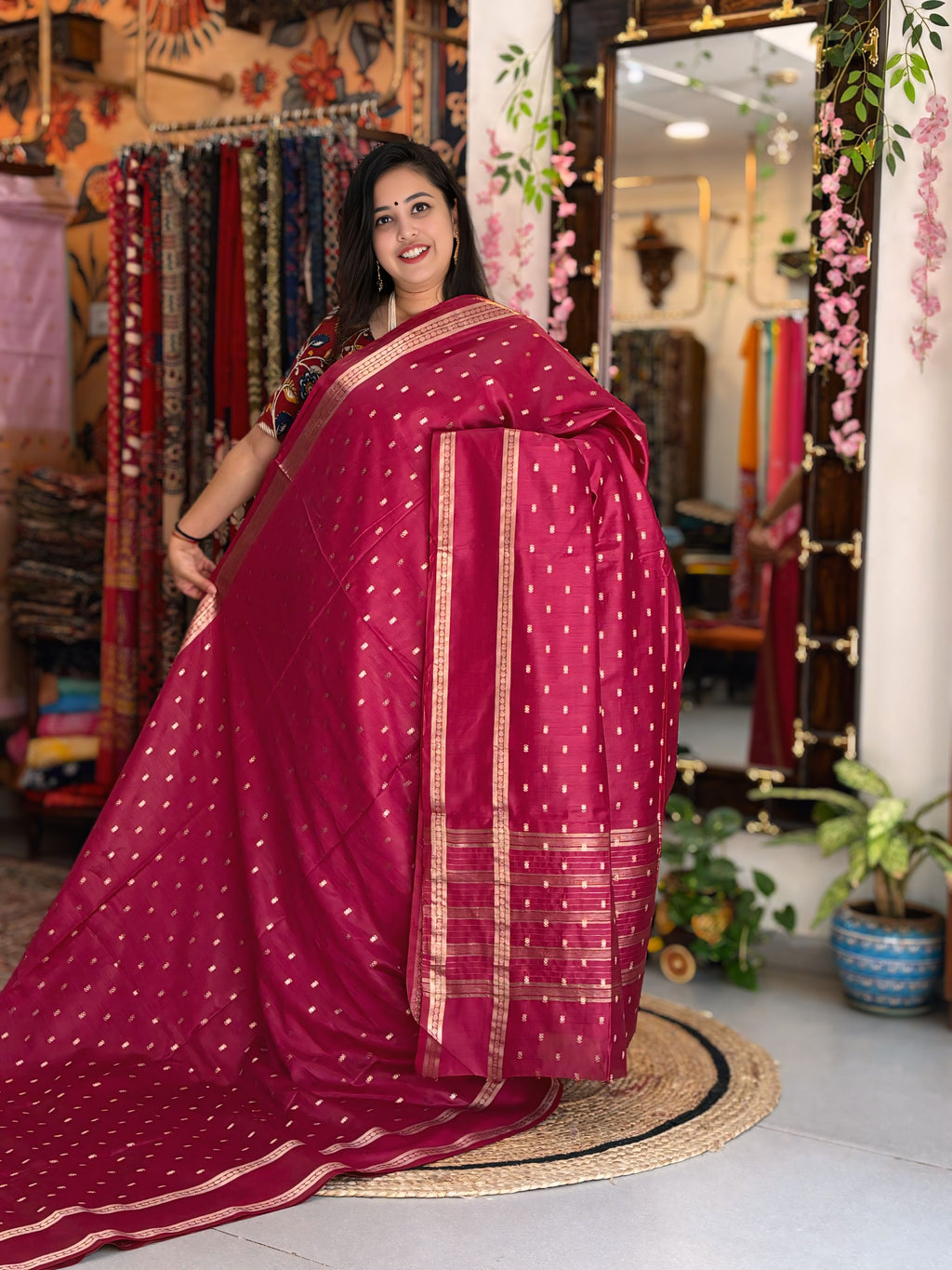 Charulata - Maheshwari Banarasi Saree