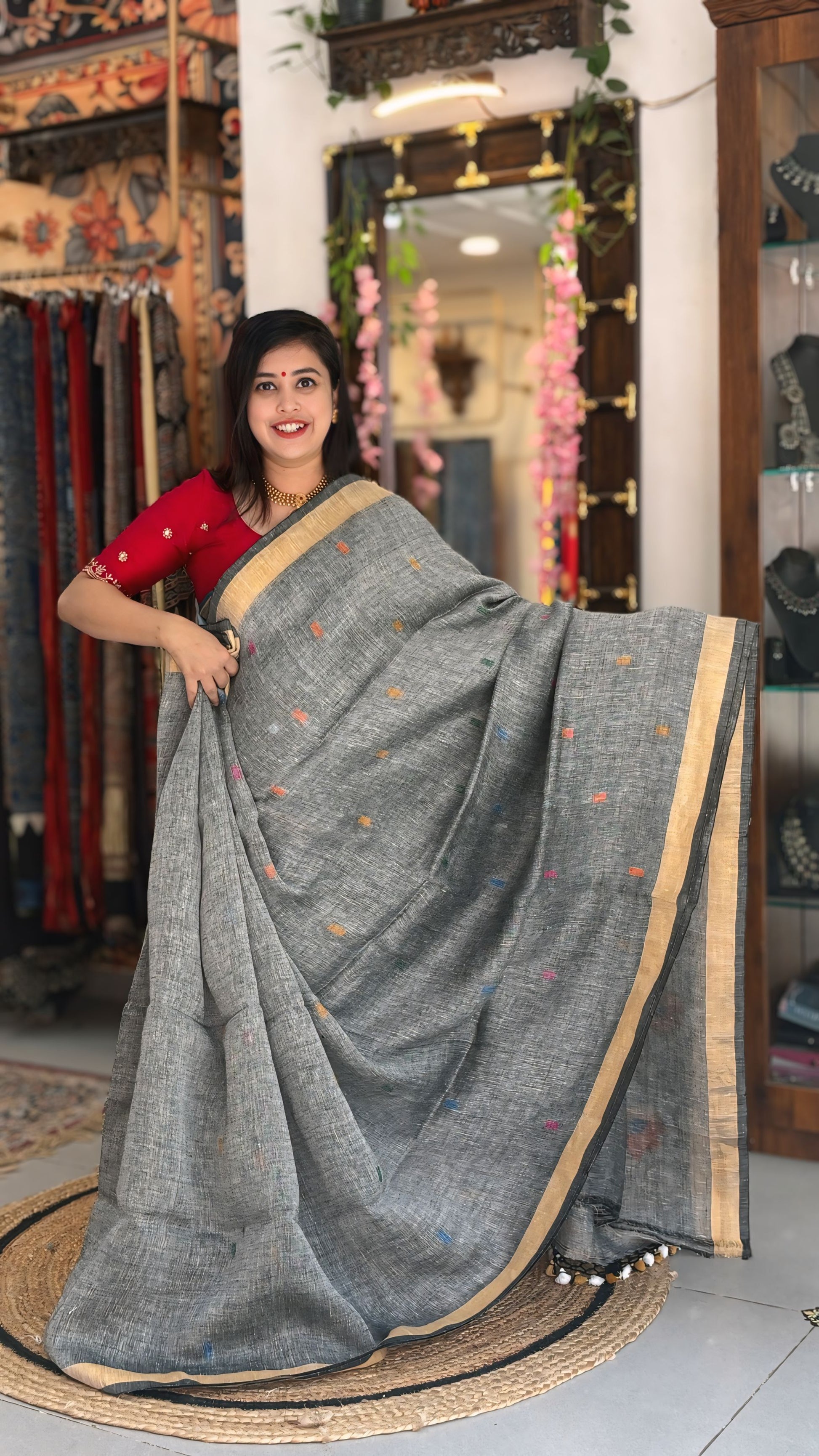 Chandrika - Paithani Linen