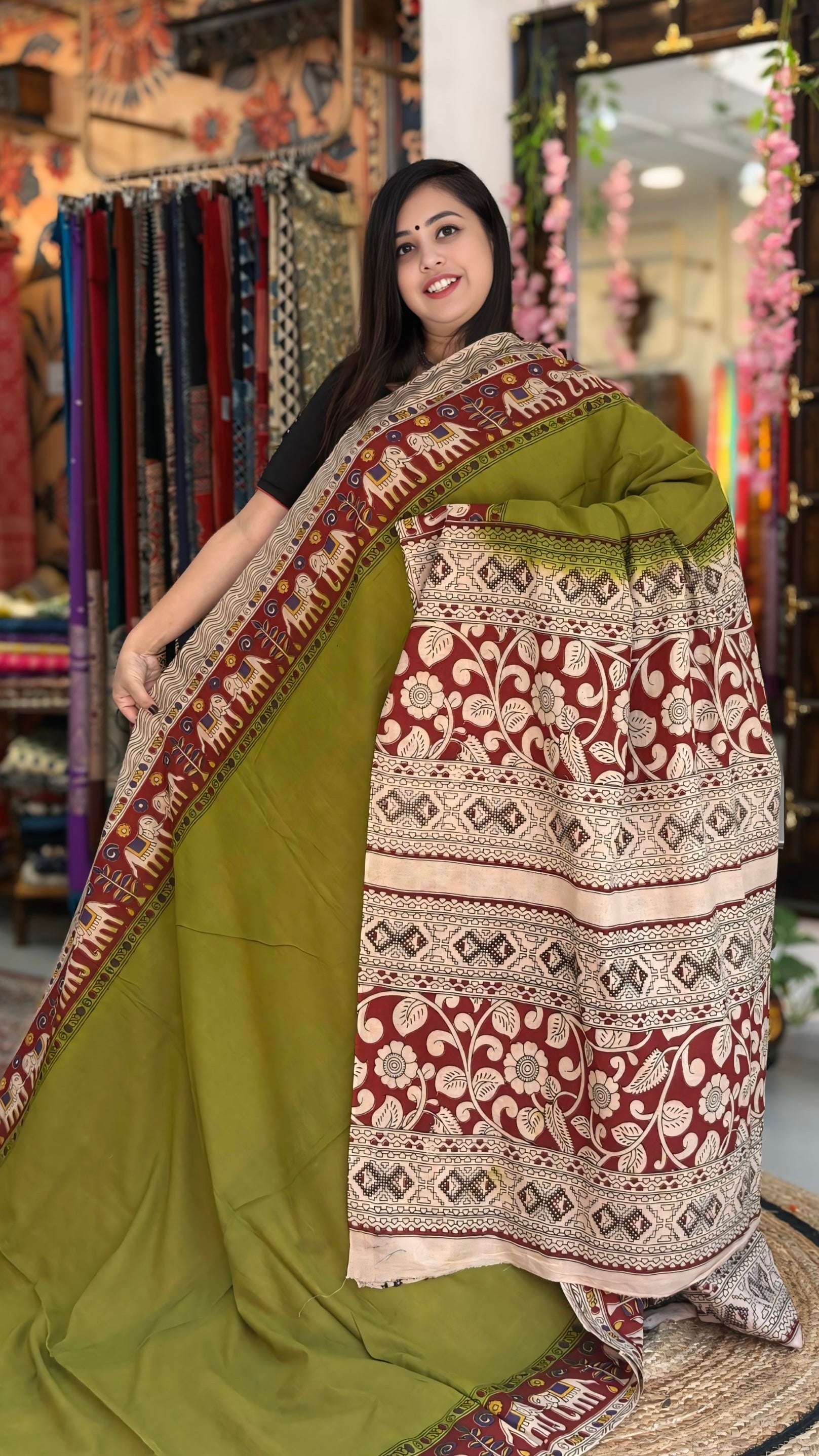 Shanta - Cotton Kalamkari