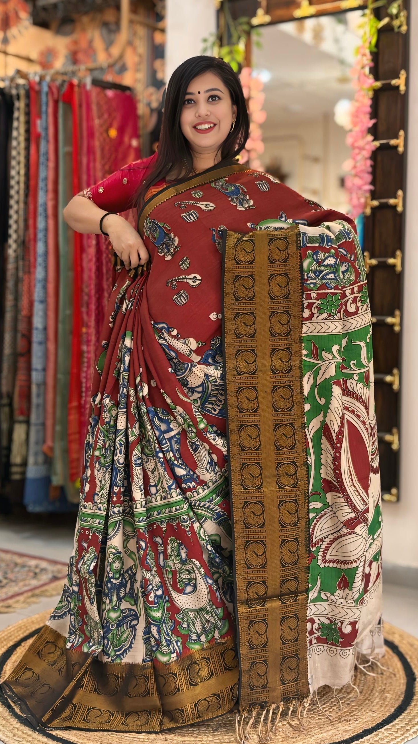 Zari Kalam
 – Kalamkari Saree