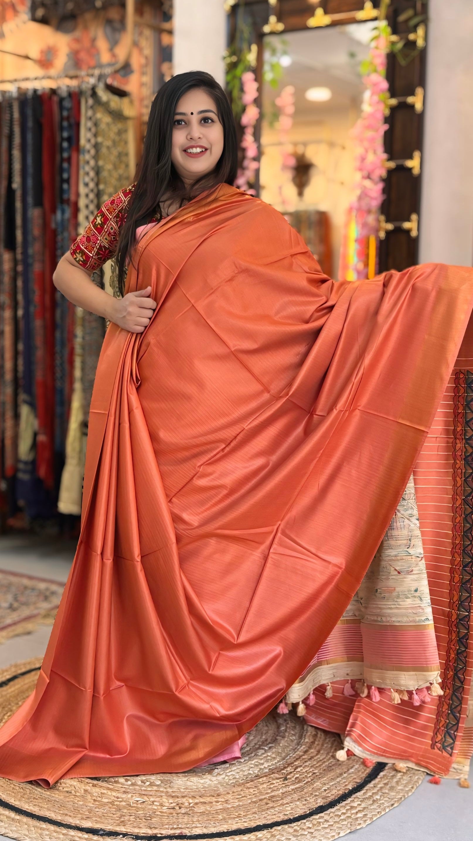 Maithili - Madhubani Silk Saree