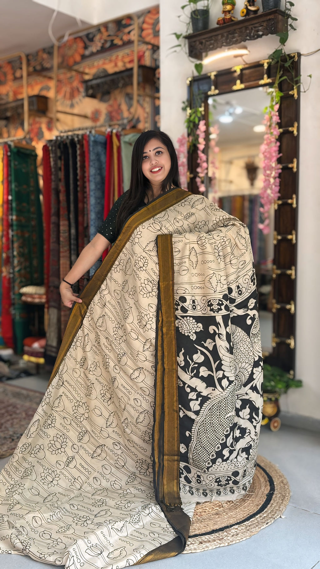 Hamsa - Nellore Silk Nizam Border