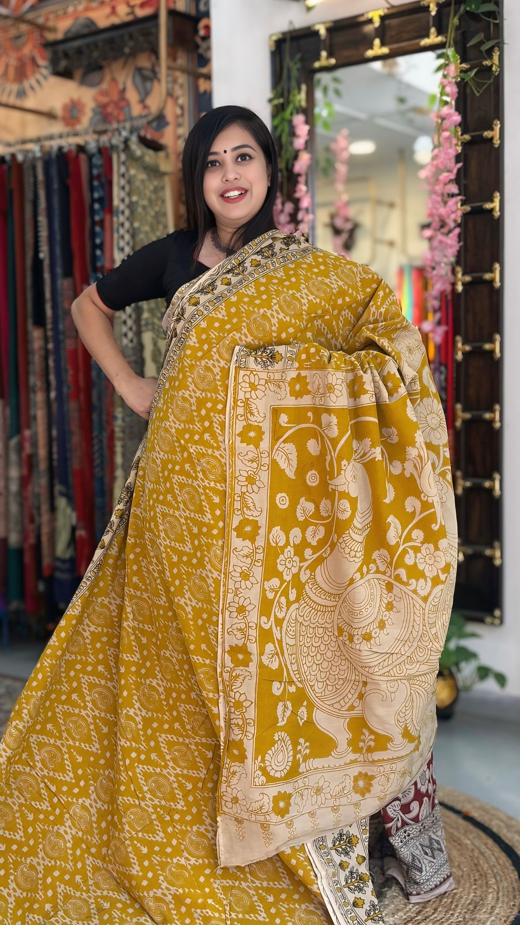 Malini - Cotton Kalamkari