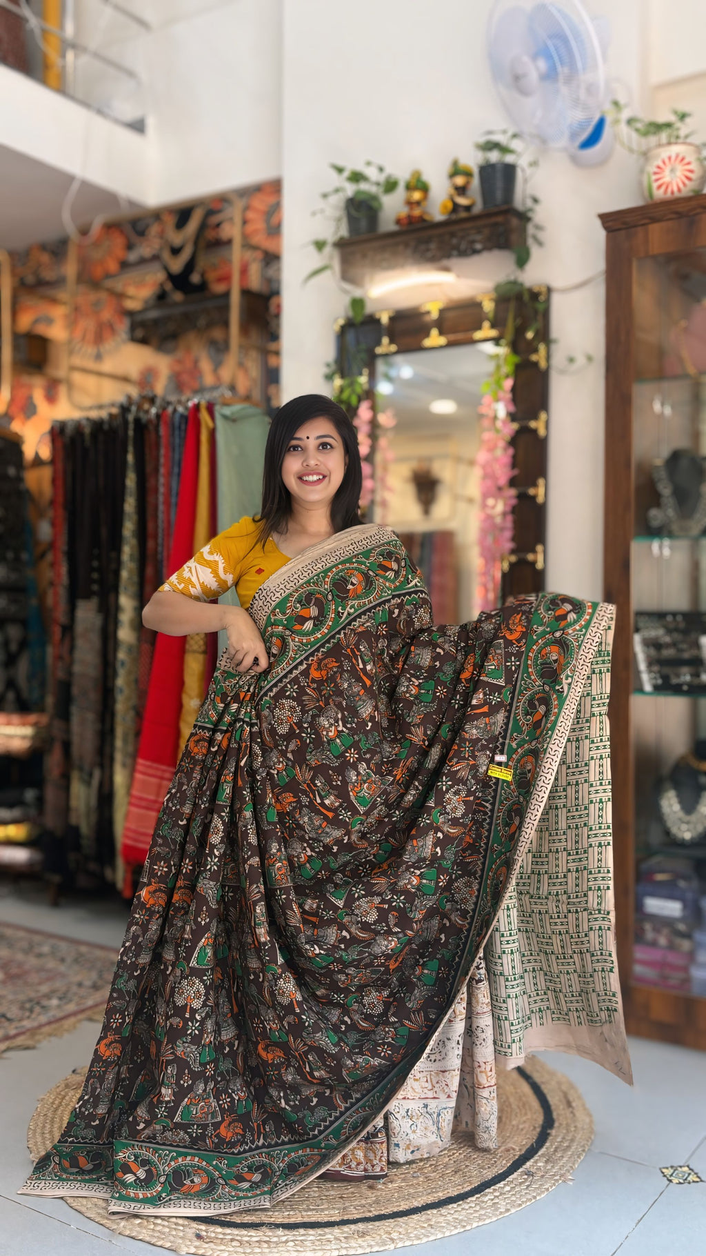 Annapurna - Cotton Kalamkari