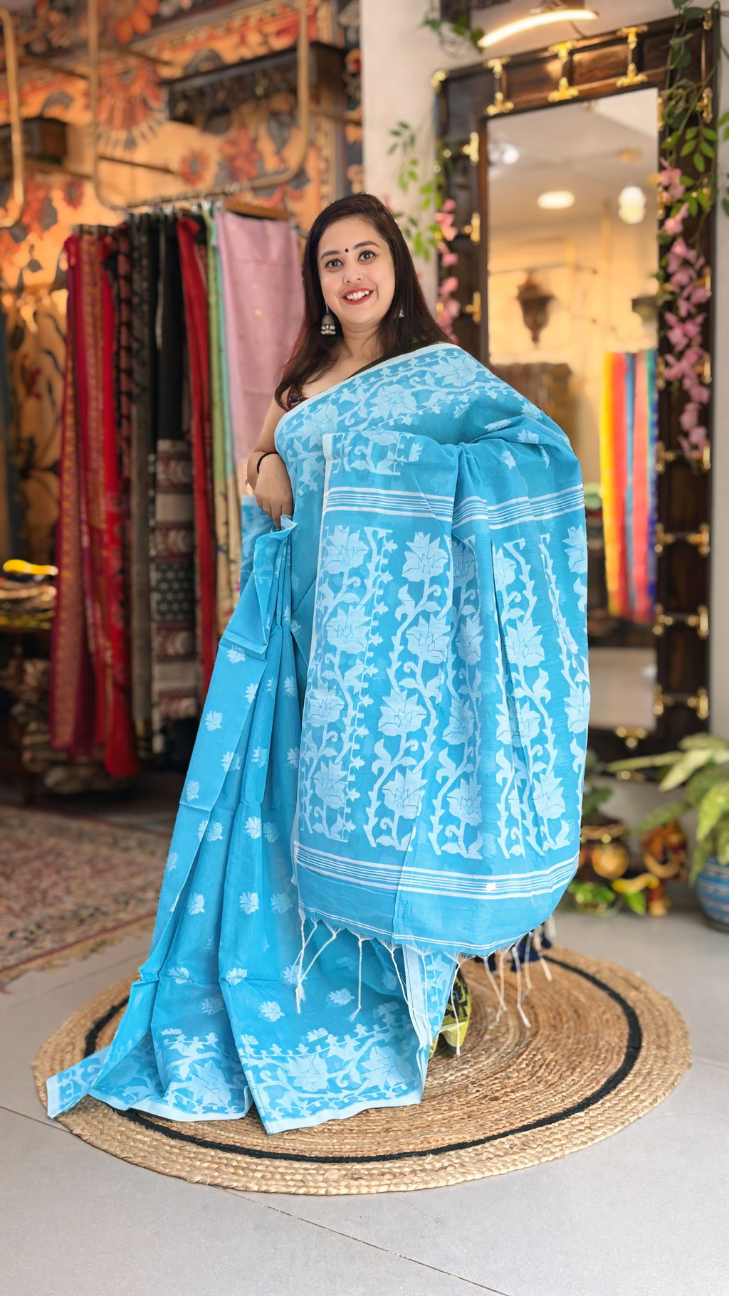 Neerja
 - Khadi Cotton Saree