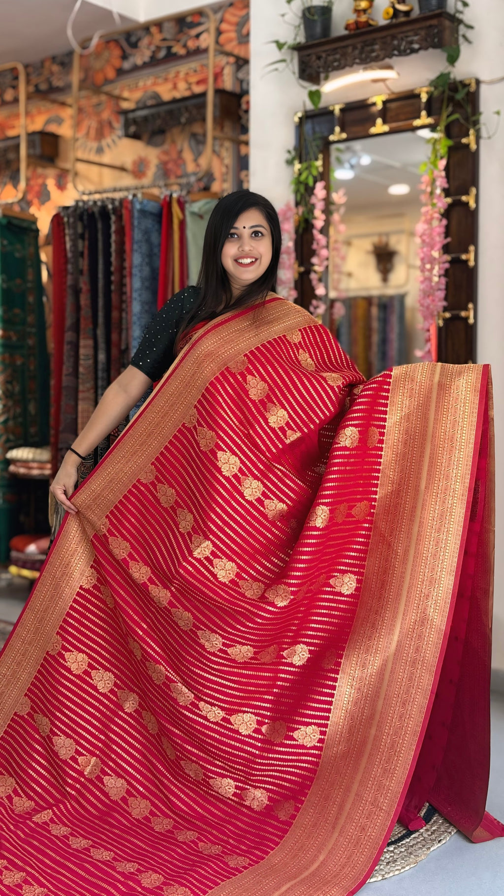 Rangmala - Georgette Banarasi