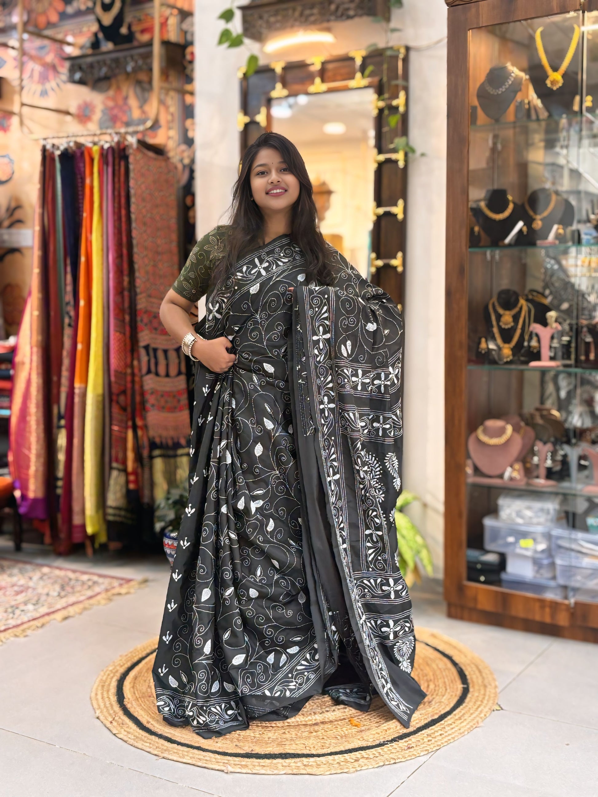 Gopika - Katha Dupian Silk Saree