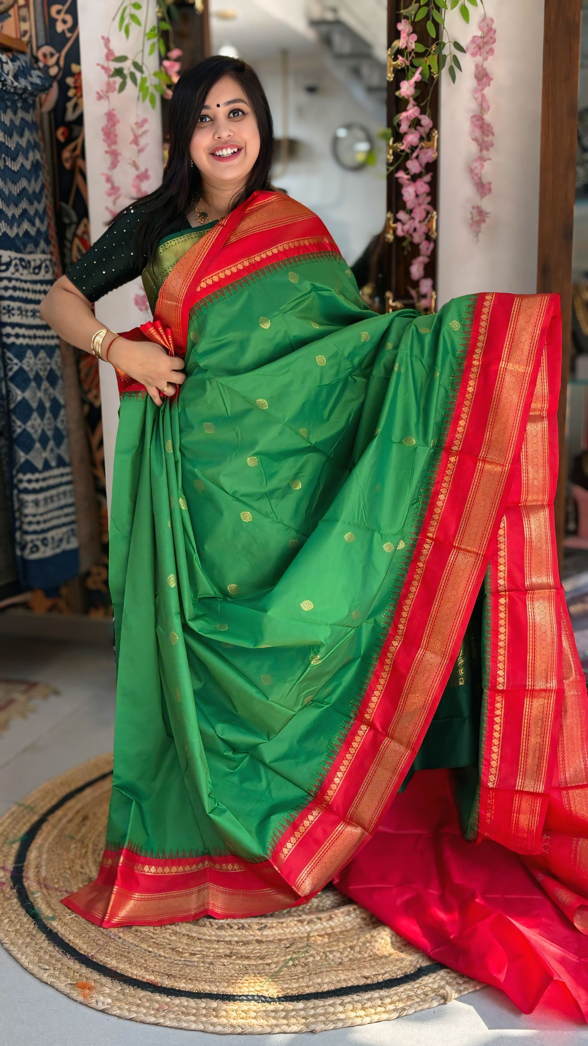 Iraja - Gadwal Silk Saree