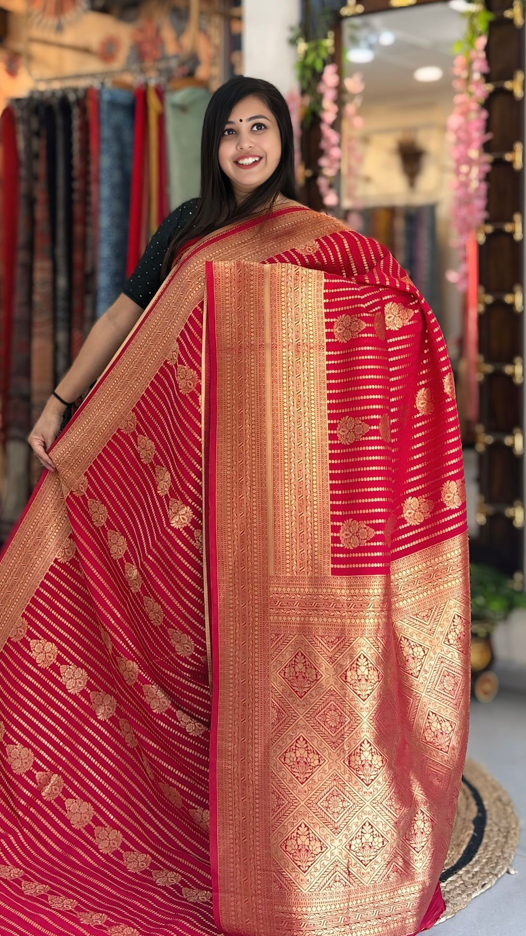 Rangmala - Georgette Banarasi