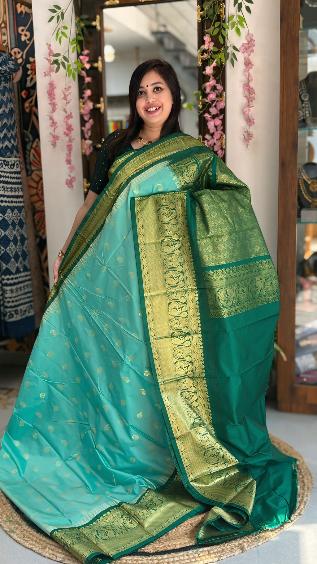 Lavanya
 - Gadwal Silk Saree