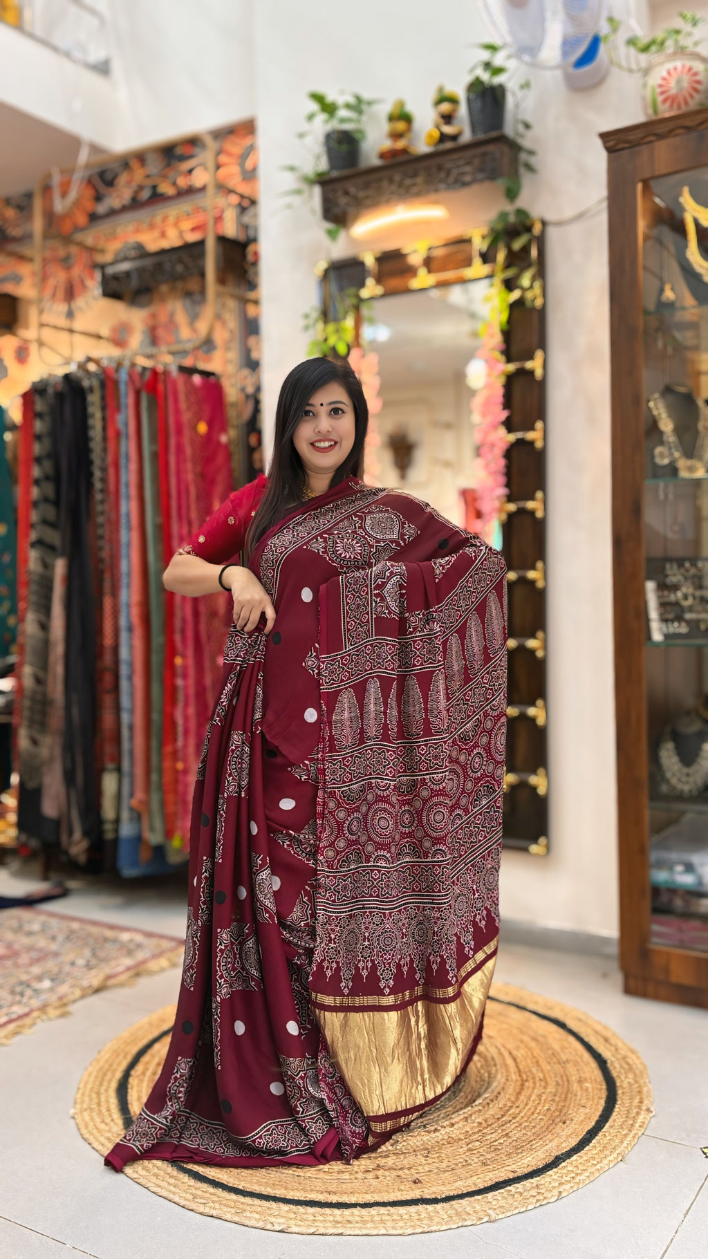 Kanika
 – Ajrakh Saree