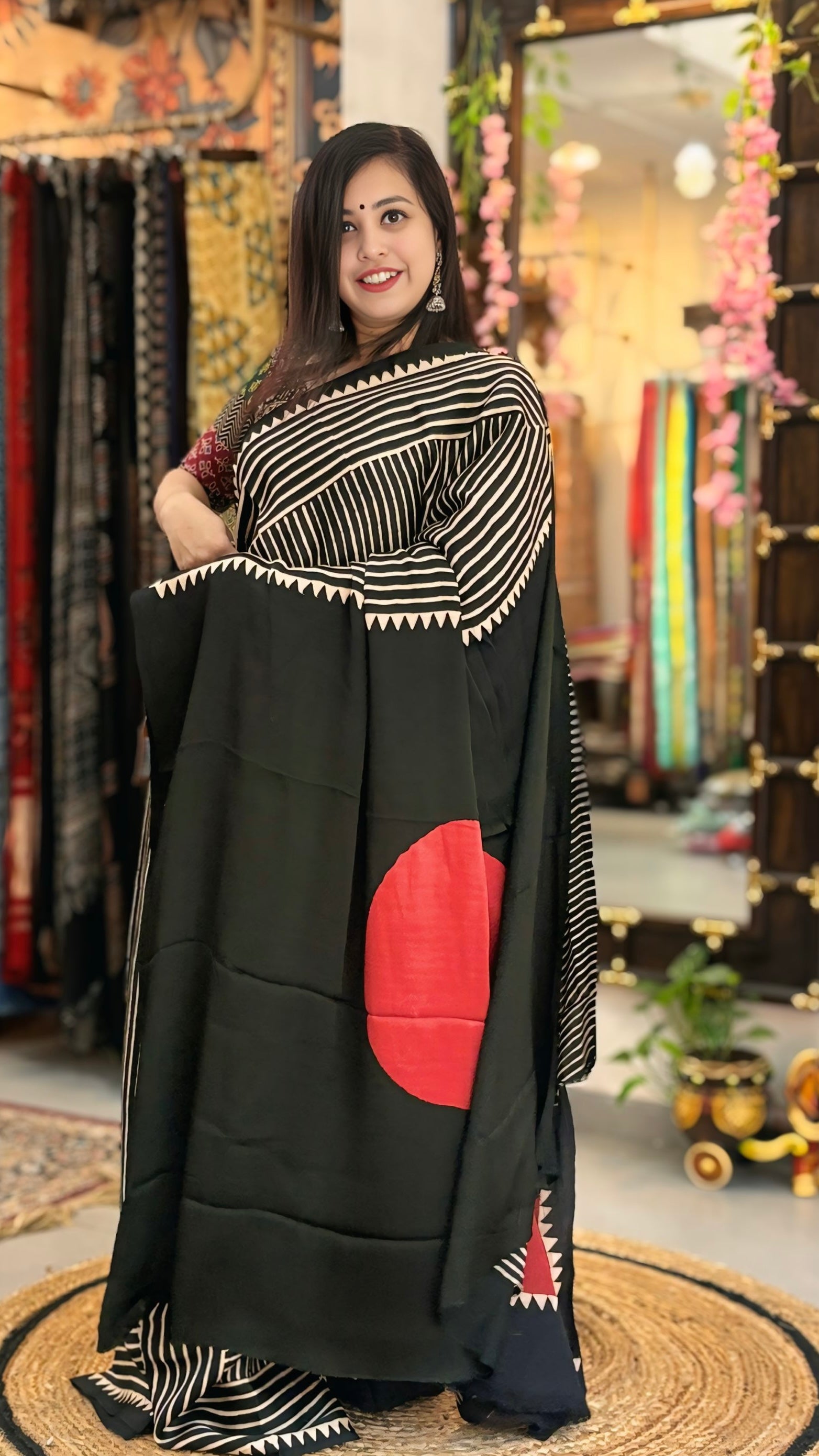 Shanaya - Pure Ajrak Modal Silk