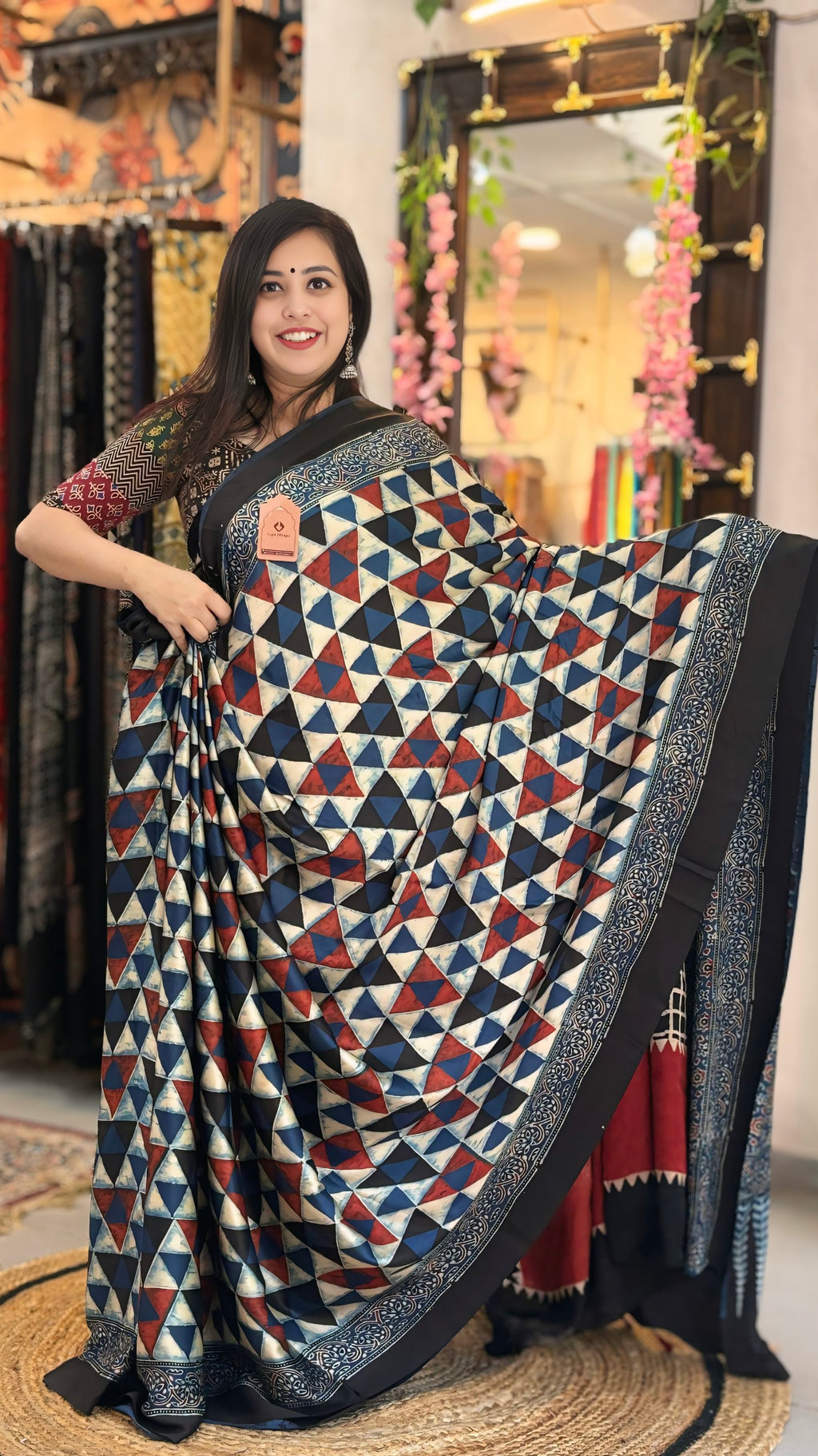 Mahika - Pure Ajrak Modal Silk