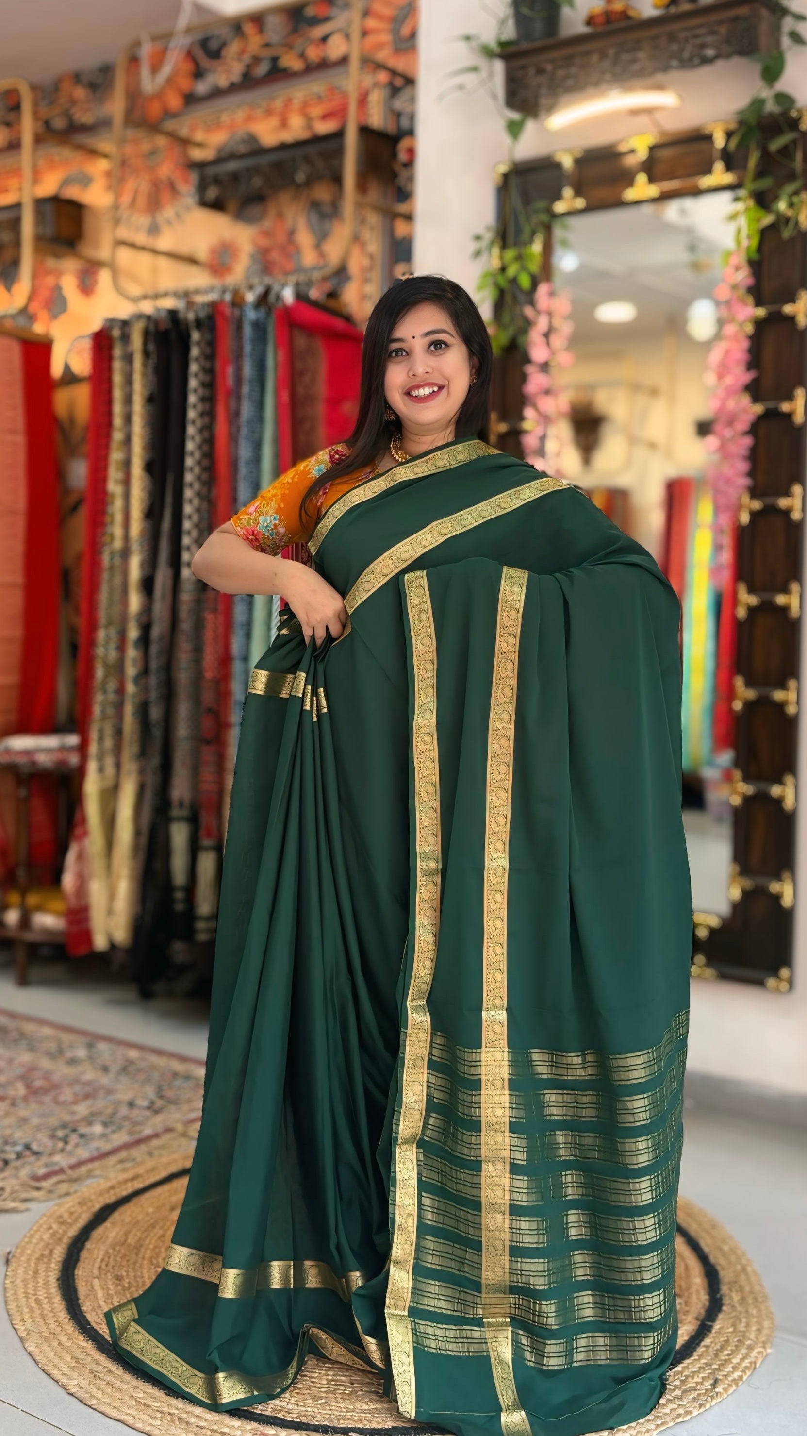 Nandini
– Crepe Silk Saree
