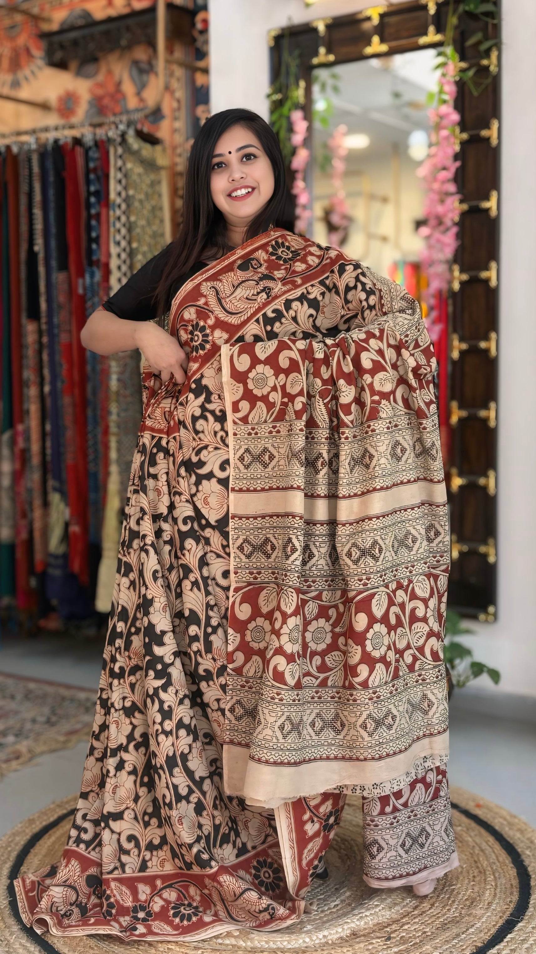 Anjali - Cotton Kalamkari
