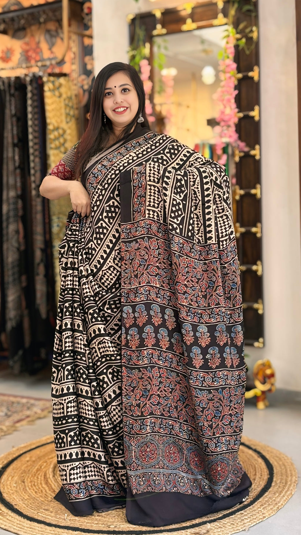 Ranjini - Pure Ajrak Modal Silk