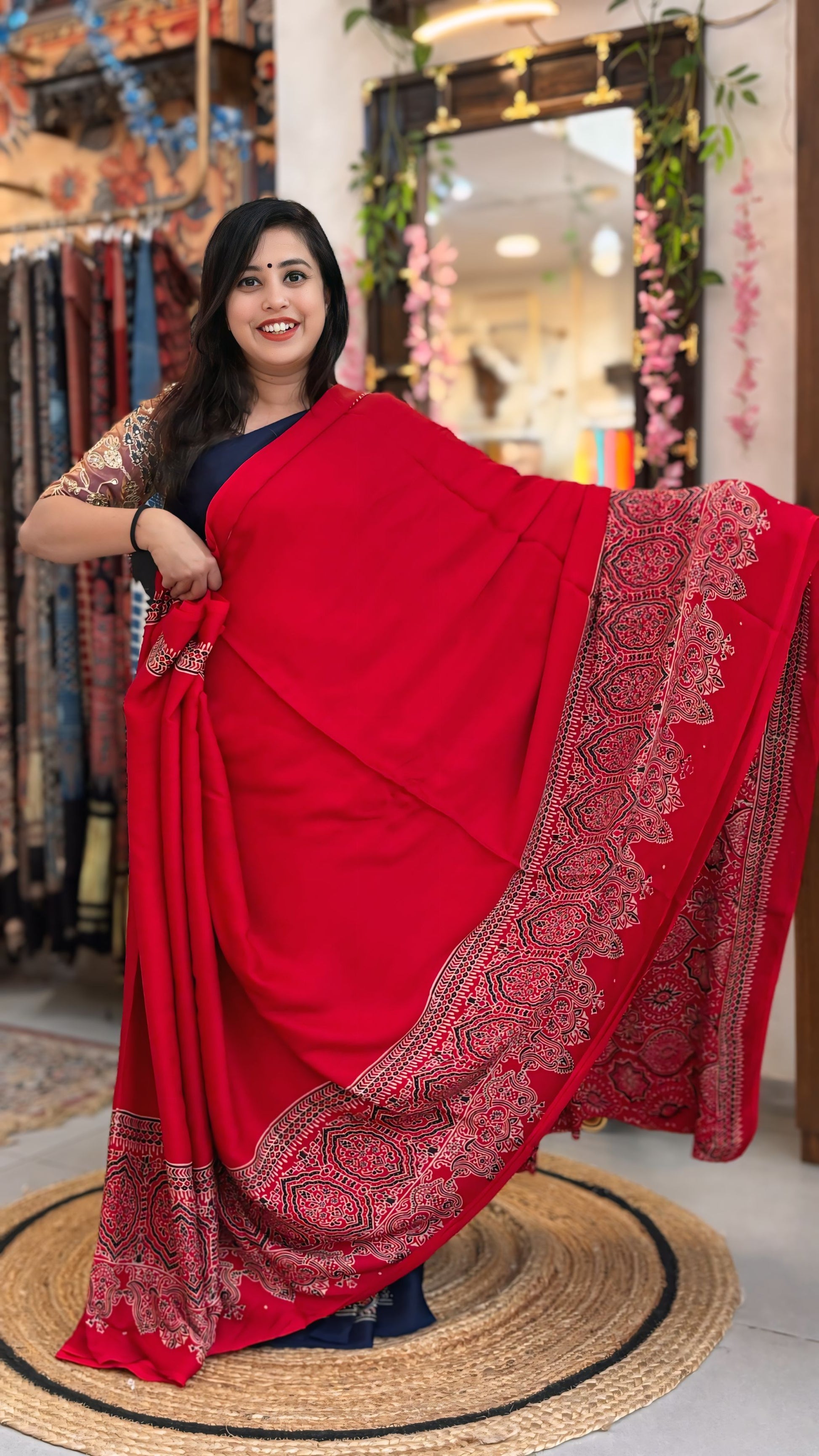 Noor - Pure Ajrak Modal Silk