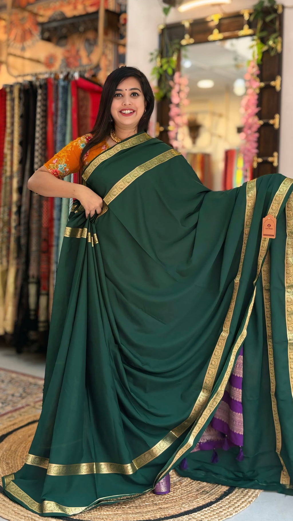 Nandini
– Crepe Silk Saree