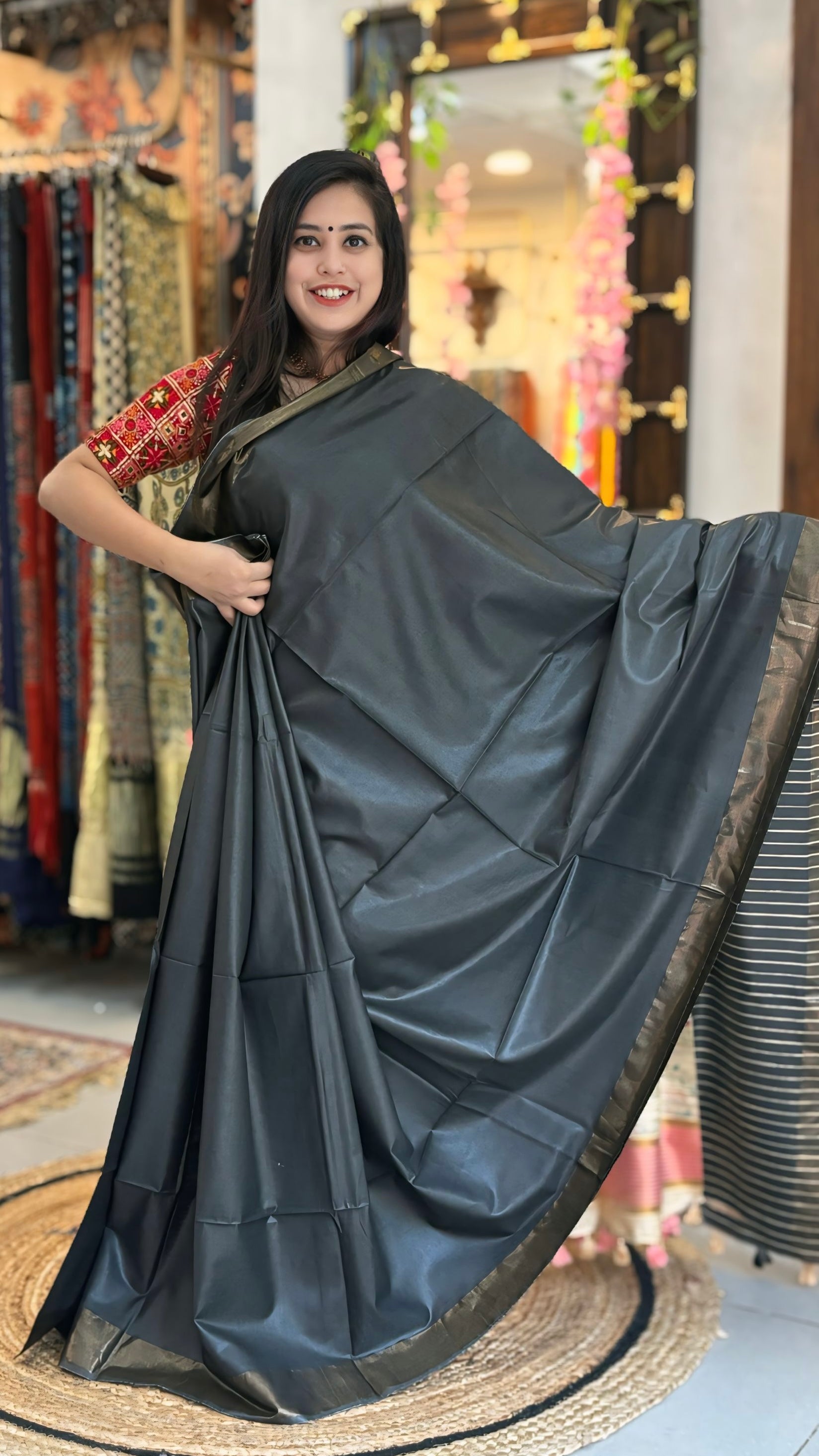 Charulata - Madhubani Silk Saree